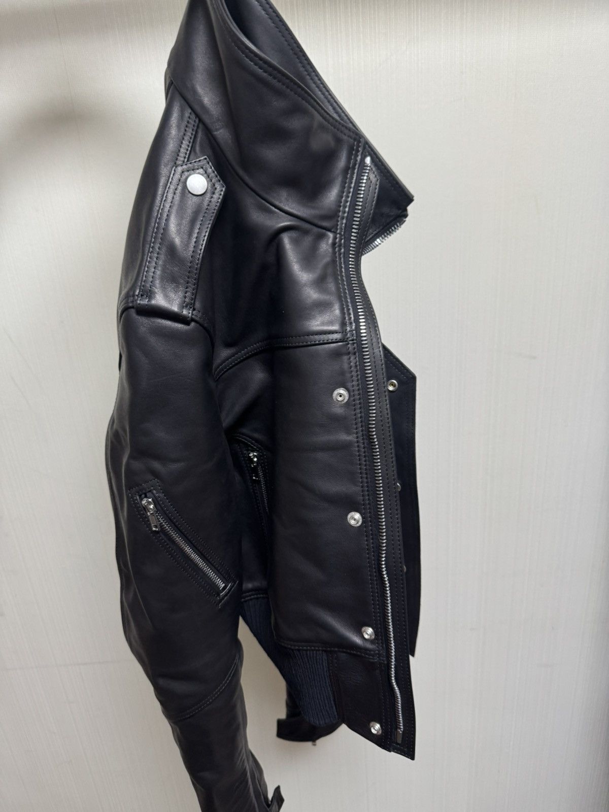 Rick Owens Rick owens 26SS RL01F2719 LHOSJP Leather jacket Size US M / EU 48-50 / 2 - 4 Thumbnail