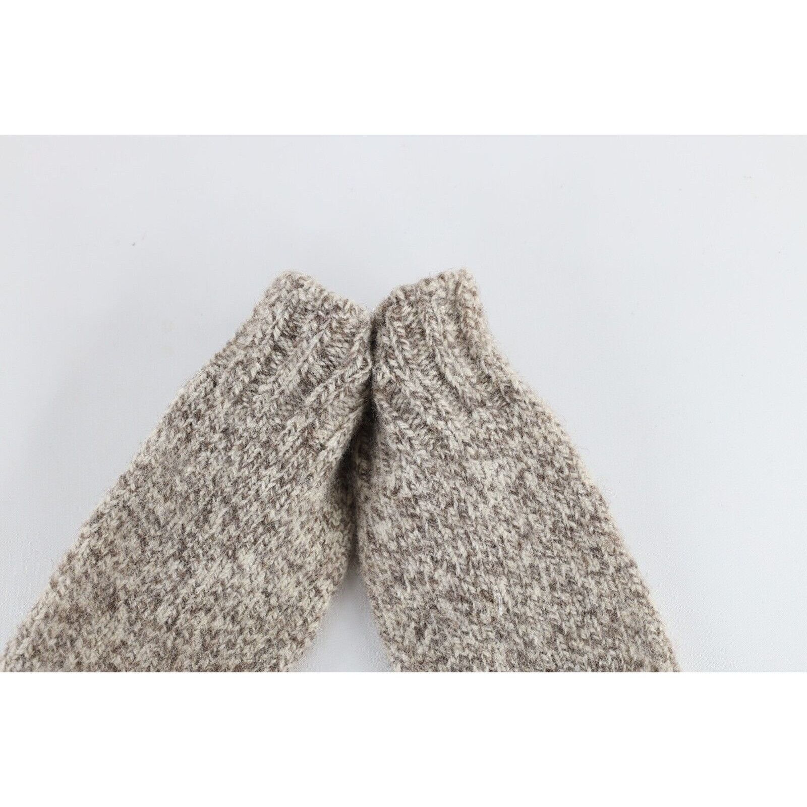 Vintage Vintage 70s Wool Knit Hiking Mountain Boot Socks Size ONE SIZE - 2 Thumbnail