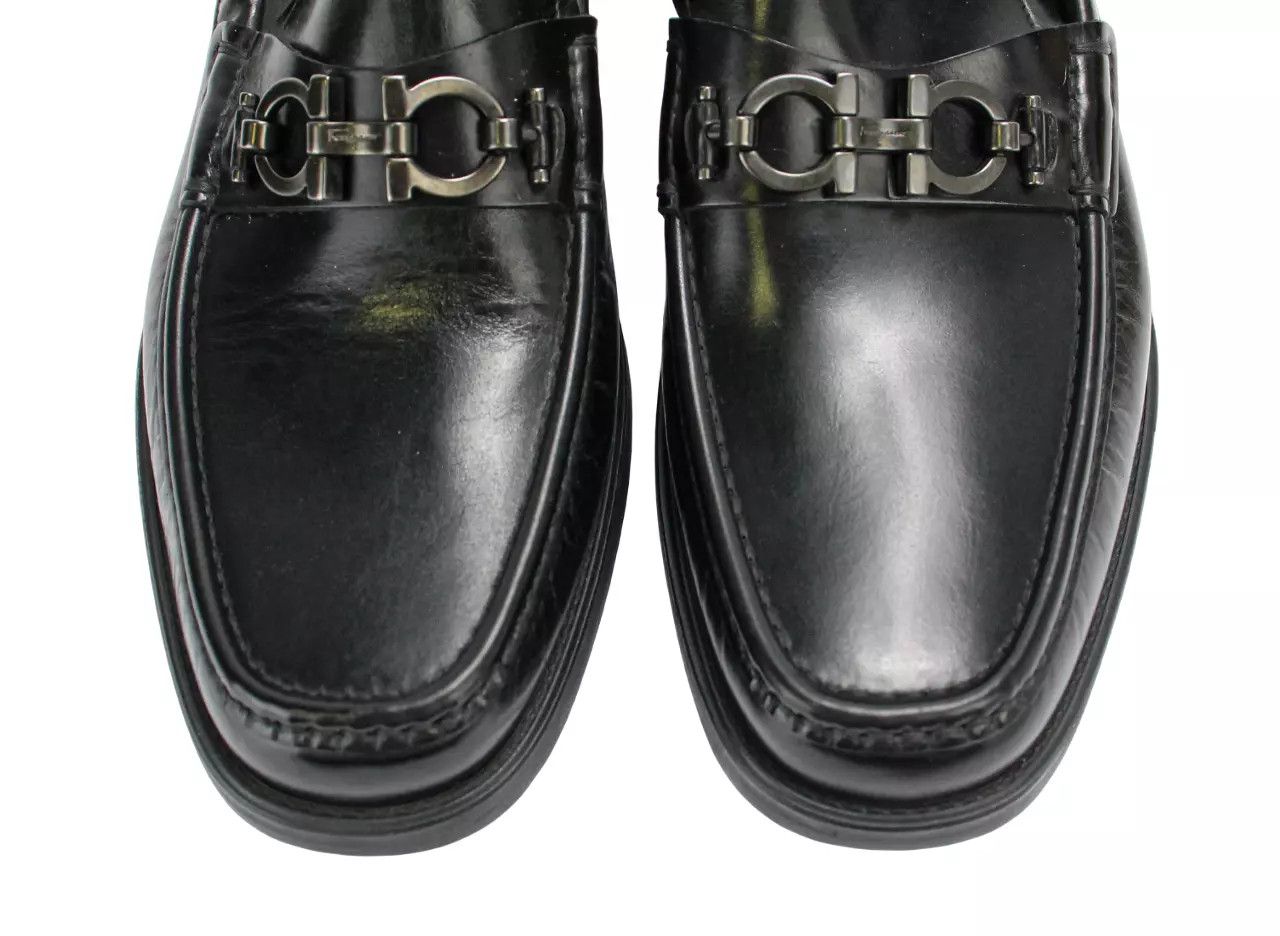 Salvatore Ferragamo SALVATORE FERRAGAMO Men's EU 41 Smooth Leather Derby Loafers Size US 8 / EU 41 - 10 Thumbnail