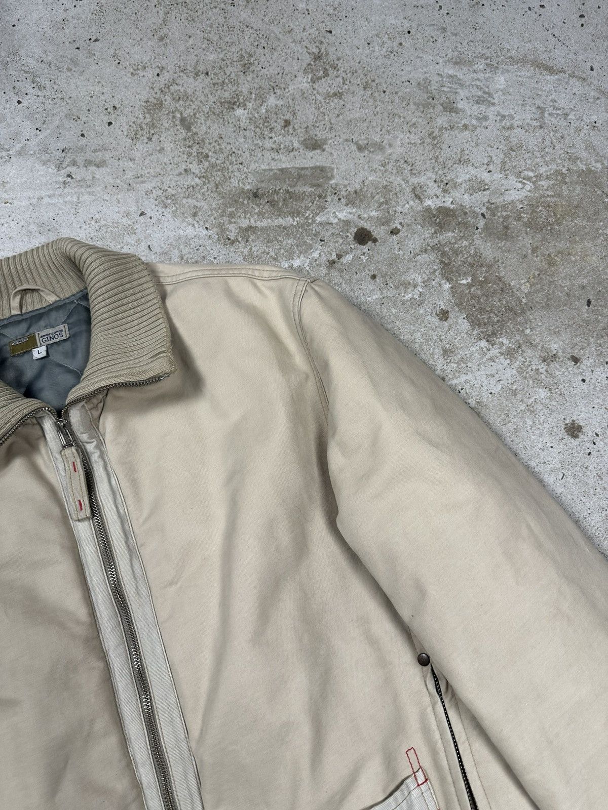 Vintage Vintage Y2K Carhartt Style Beige Workwear Detroit Jacket Size US L / EU 52-54 / 3 - 6 Thumbnail