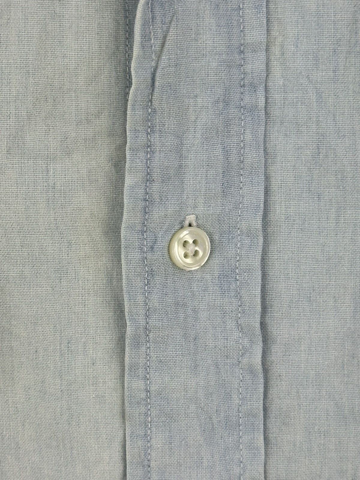 Edwin Edwin Double Pocket Denim Flannel Shirt Button Up Size US L / EU 52-54 / 3 - 8 Thumbnail