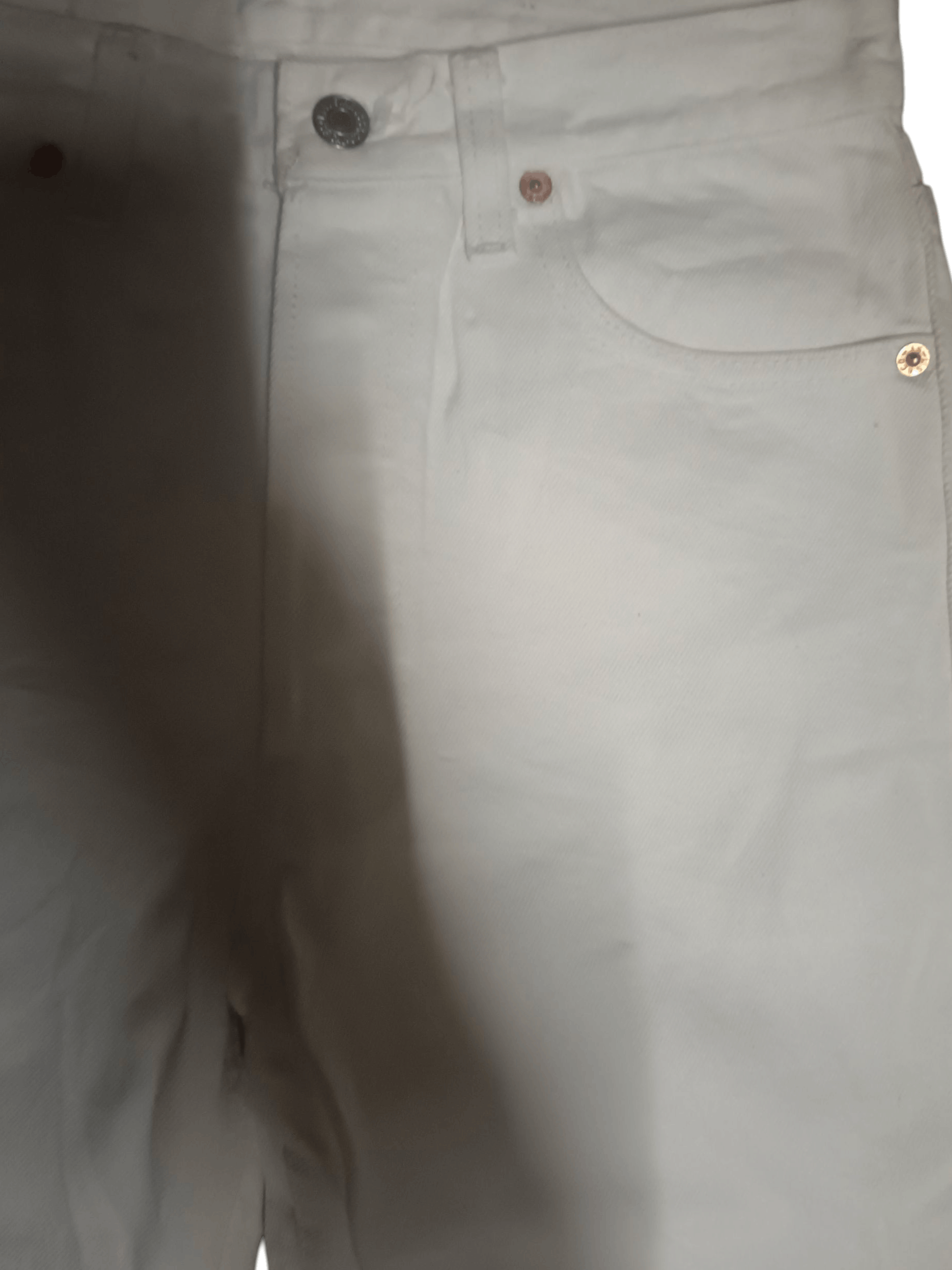 Levi's Vintage Levis Jeans Denim RARE White Colour USA Size US 29 - 5 Thumbnail