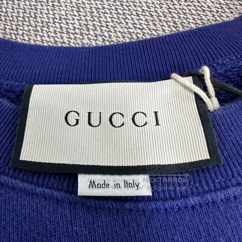 Gucci Gucci Bear logo printed round-neck long-sleeved sweatshirt Size US S / EU 44-46 / 1 - 3 Thumbnail
