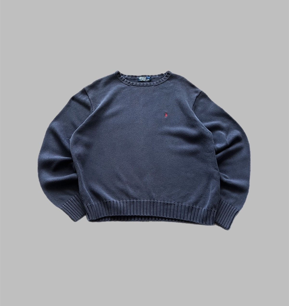 Polo Ralph Lauren × Vintage Crazy Vintage 00’s Small Logo Polo Ralph Lauren Sweater Size US XL / EU 56 / 4 - 1 Thumbnail