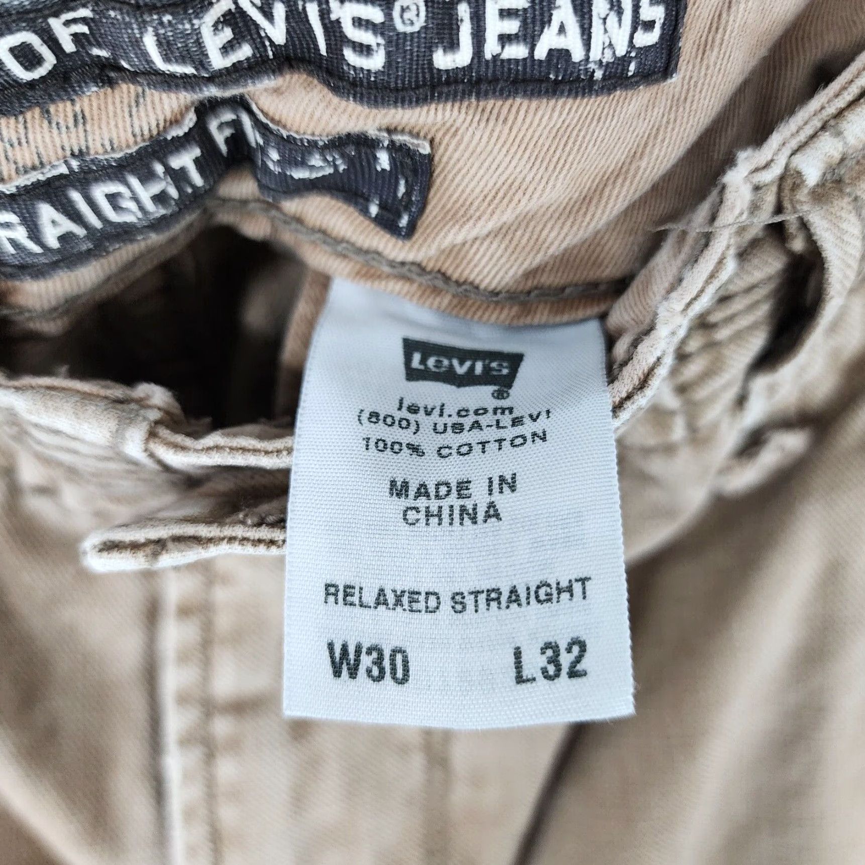 Levi's VINTAGE Levi's Mens Brown Distressed Relaxed Fit Straight Leg Jeans Size 30x32 Men's Denim Pants Size US 30 / EU 46 - 3 Thumbnail