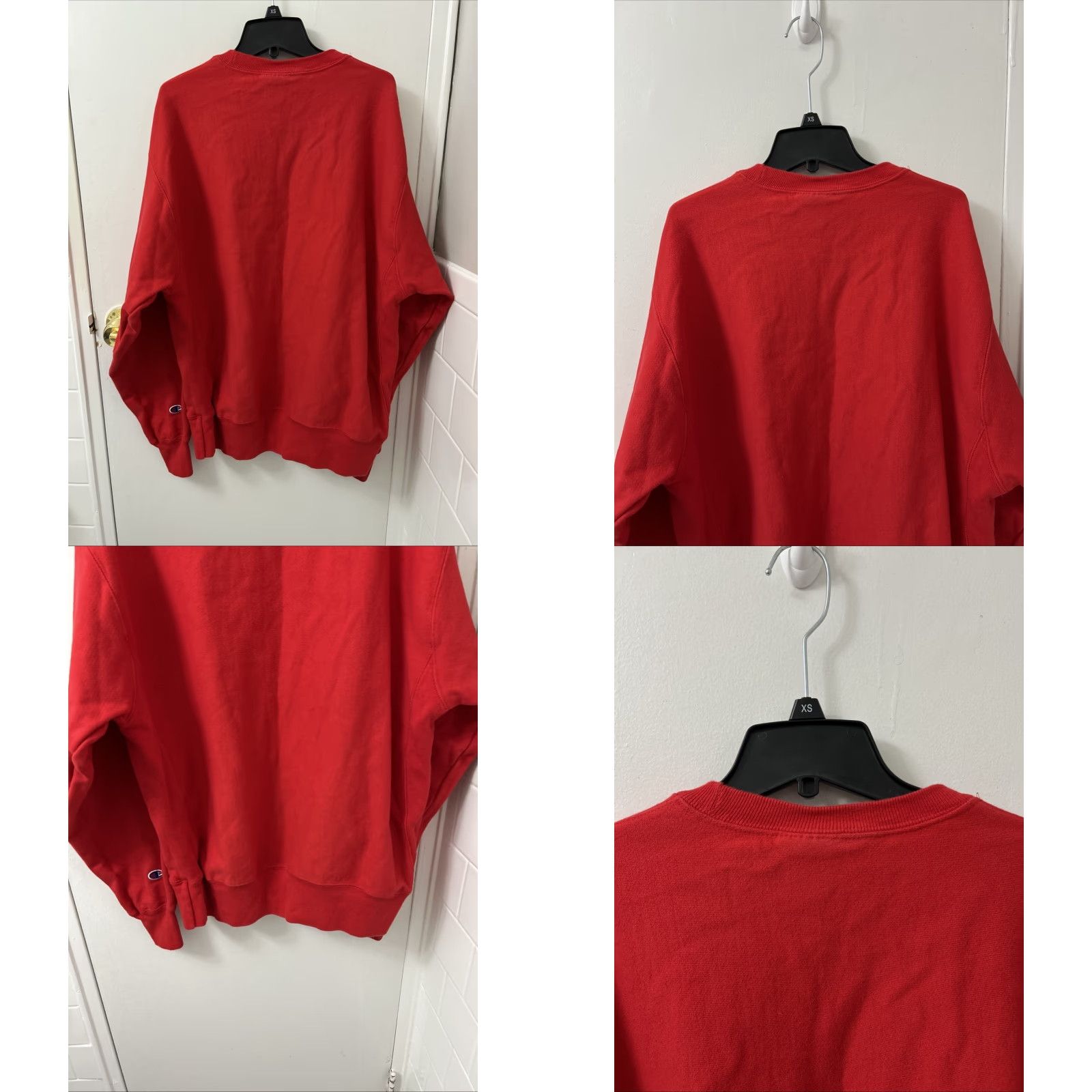Champion Champion Reverse Weave Sweatshirt Mens Large Red Pullover Crewneck Reversible Sweatshirt Sweater Textured Size US L / EU 52-54 / 3 - 8 Thumbnail