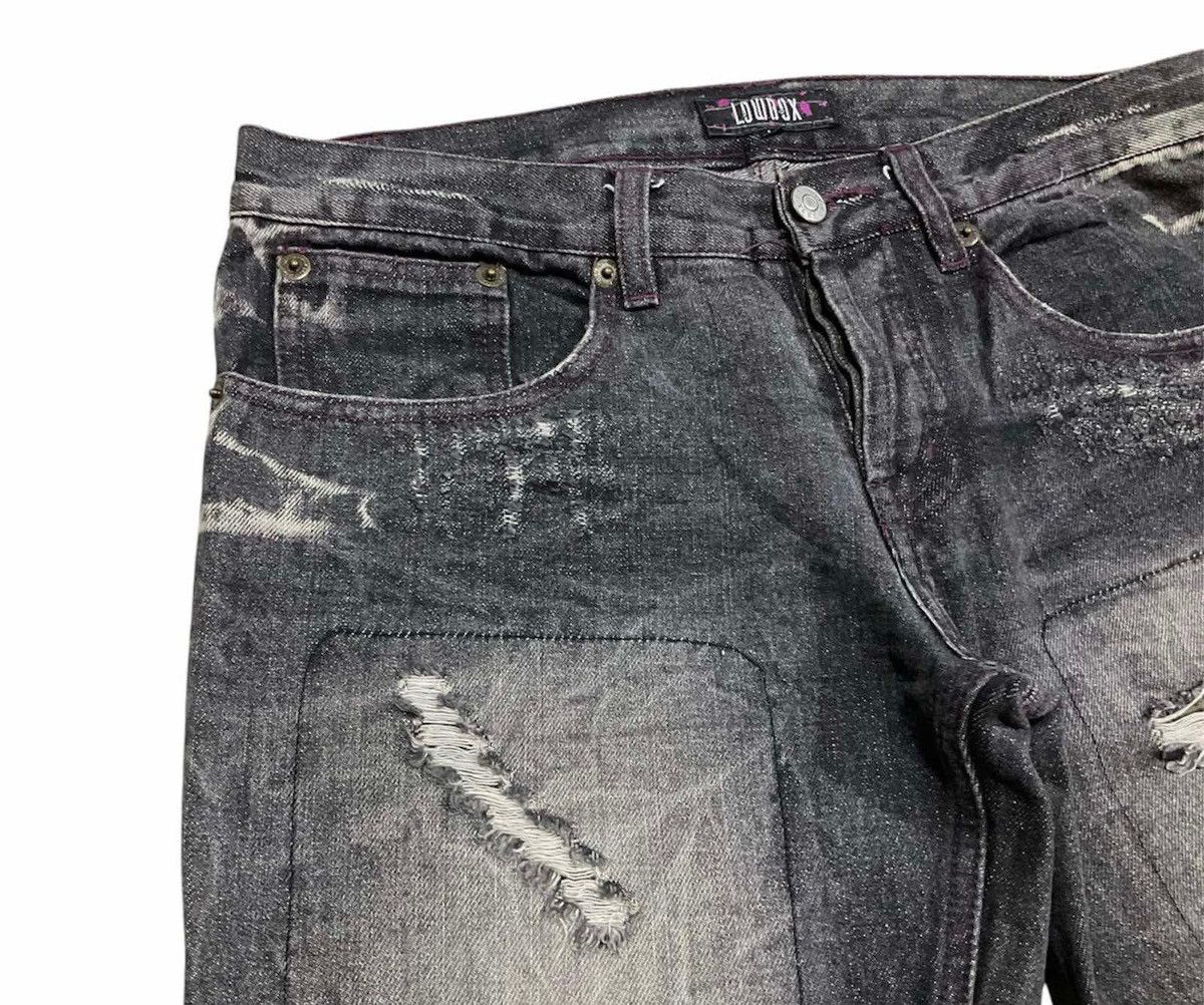 Hysteric Glamour 🔥Sick Y2K Lowbox Denim Clawmark Boro Distressed LGB Size US 32 / EU 48 - 6 Thumbnail