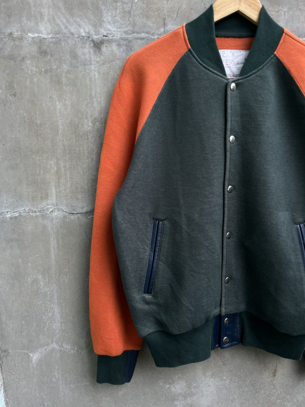 Sacai Two Town Hybrid Varsity Jacket Size US M / EU 48-50 / 2 - 2 Thumbnail