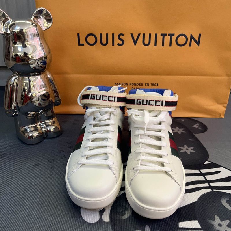 Gucci Gucci Ace Striped Band Fashion Sneakers for Men - Size US 8 / EU 41 - 2 Thumbnail