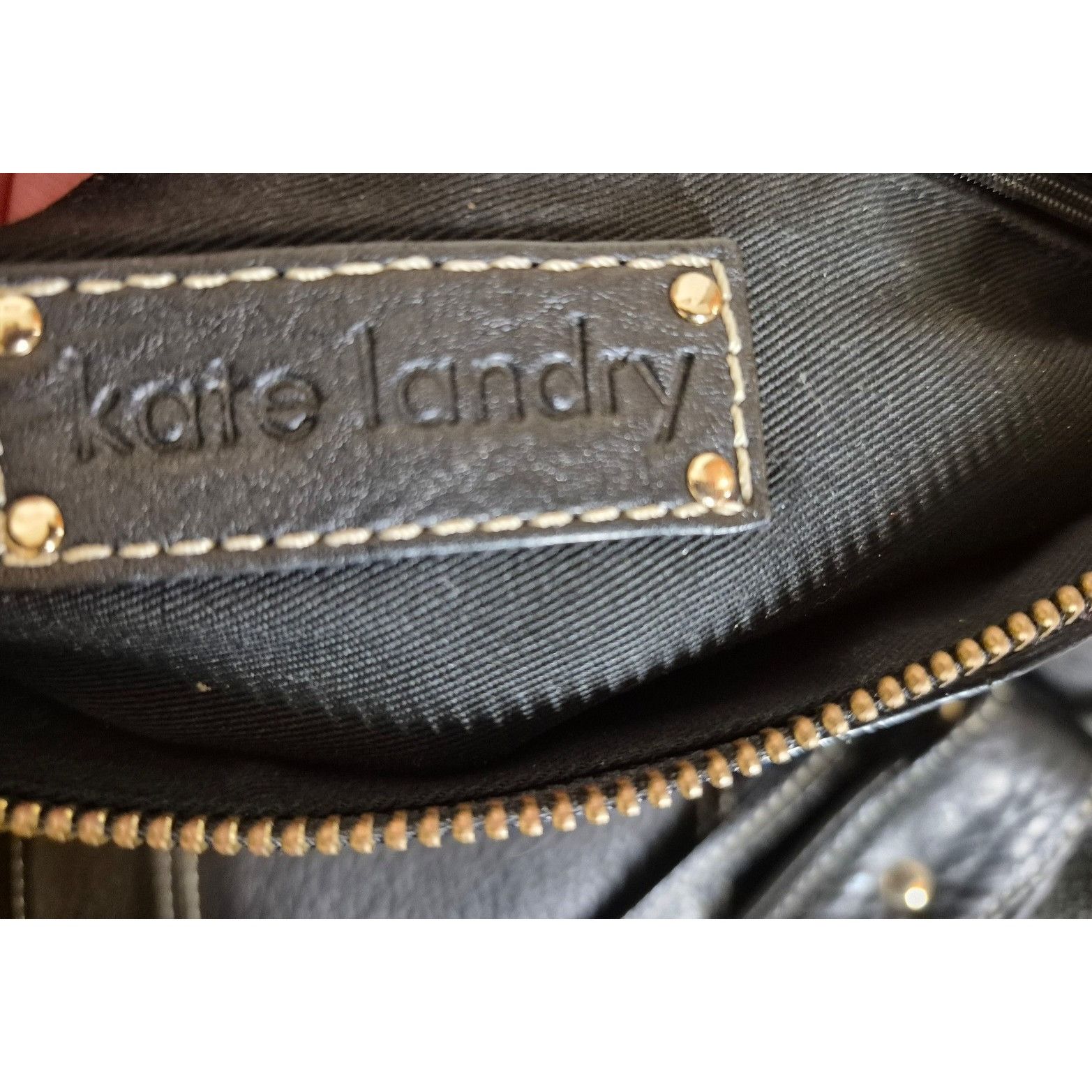 Other Kate Landry Pebbled Leather Satchel Shoulder Bag Large heav Size ONE SIZE - 7 Thumbnail