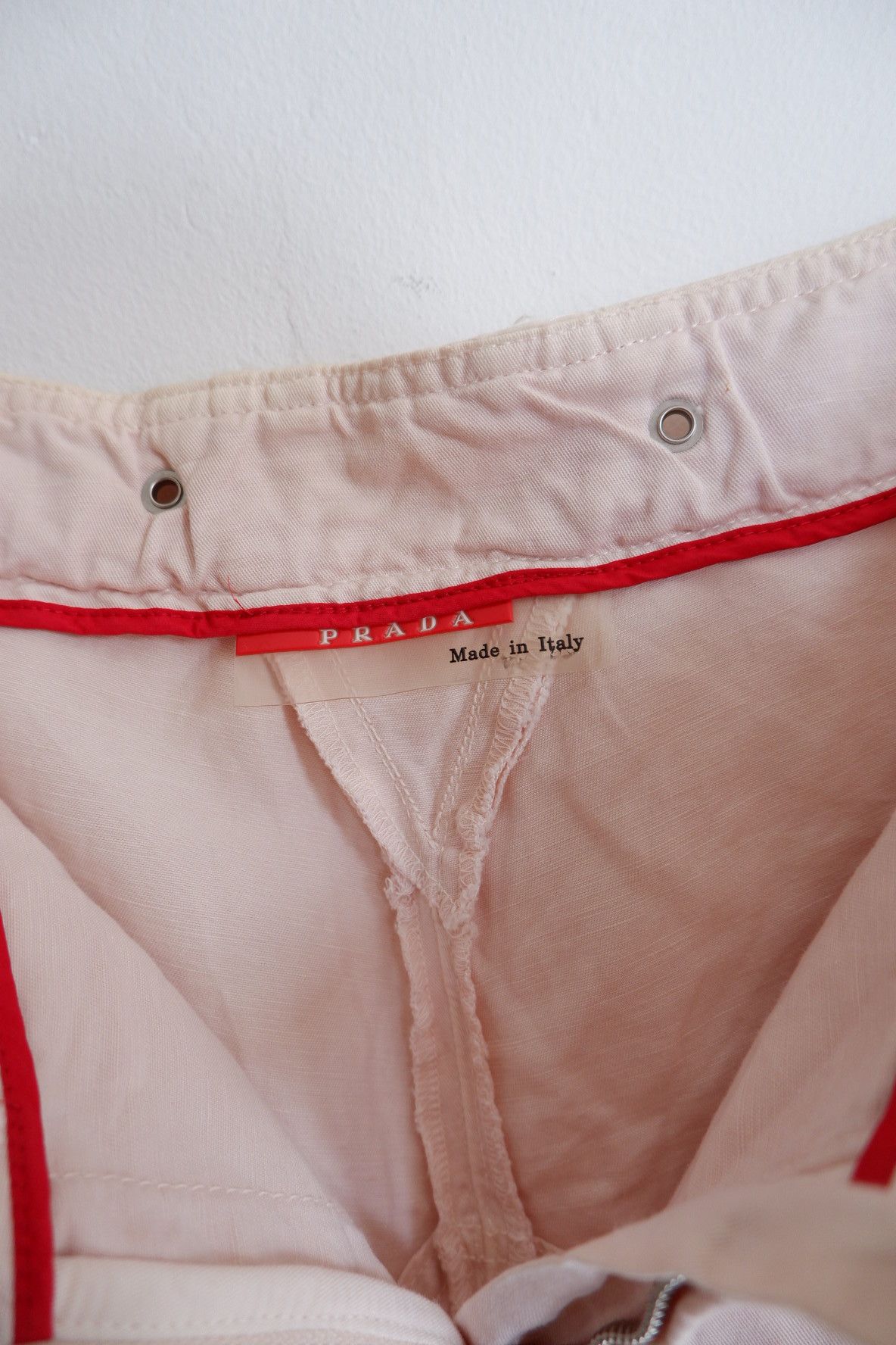 Prada PRADA Early 2000s Rose Cropped Biker Pants Size 28" / US 6 / IT 42 - 5 Thumbnail