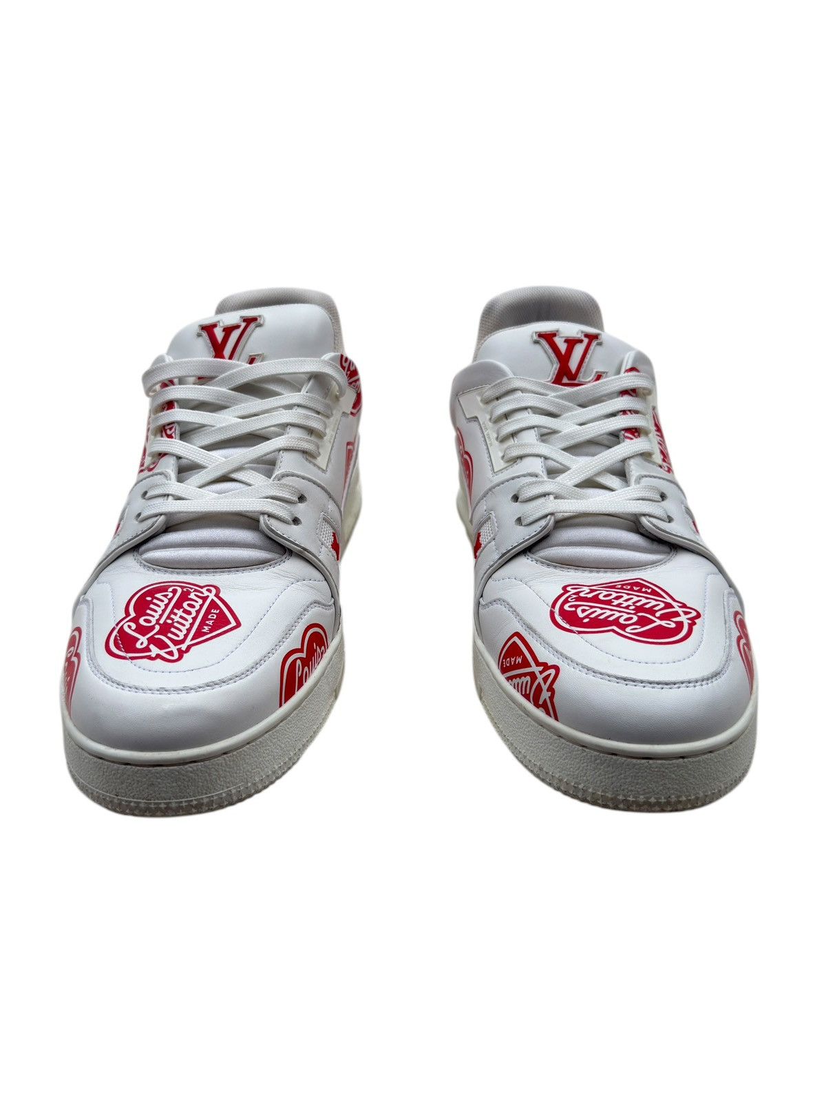 Louis Vuitton × Nigo Louis Vuitton NIGO LV Made Heart Logo Trainer Sneakers Size US 11 / EU 44 - 5 Thumbnail