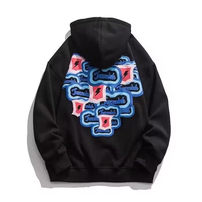 Japanese Brand Black Graphic Hoodie Size US L / EU 52-54 / 3 - 2 Thumbnail