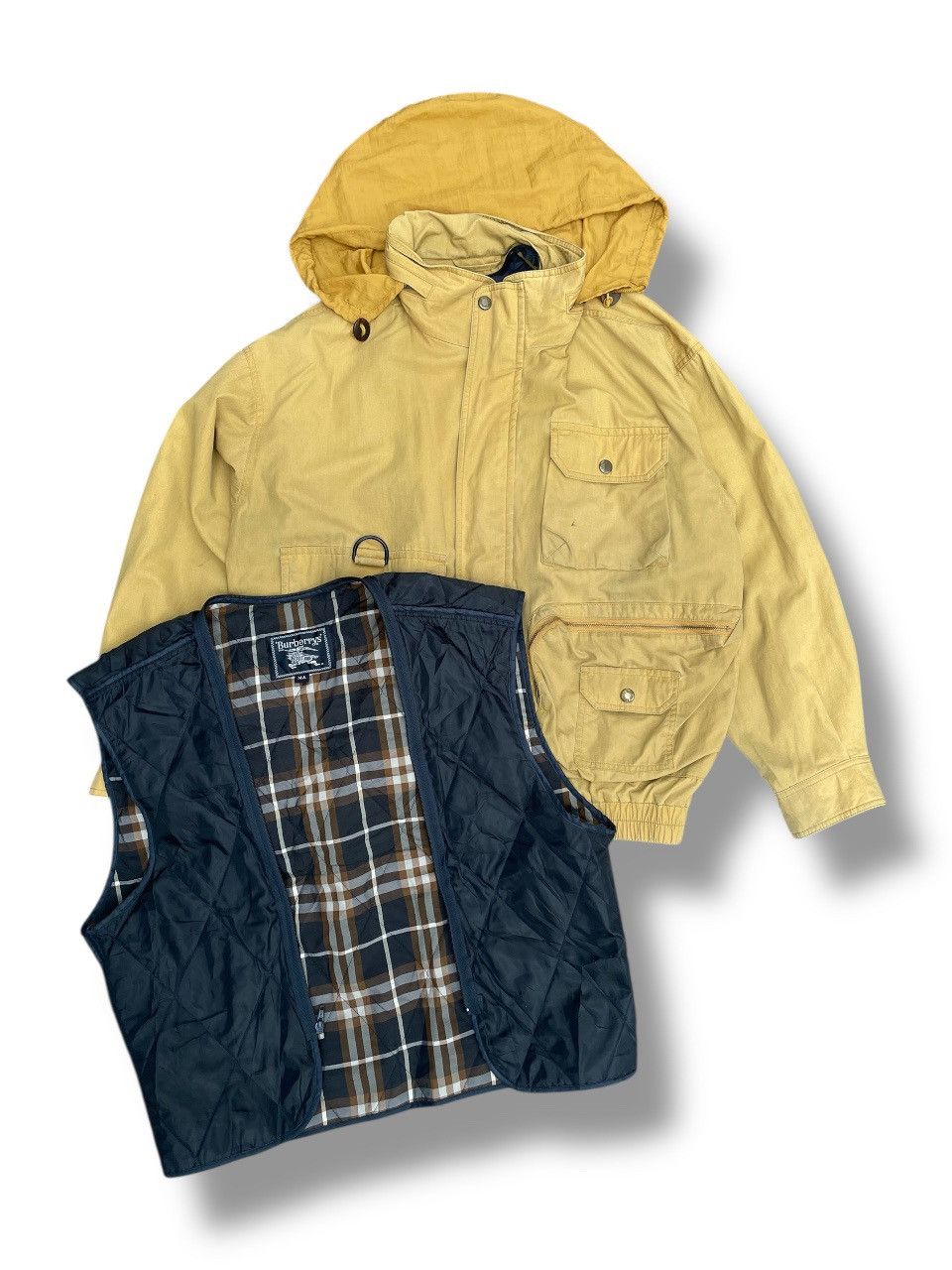 Burberry Vintage 90s Burberrys’ Light Bomber Jacket Size US L / EU 52-54 / 3 - 8 Thumbnail