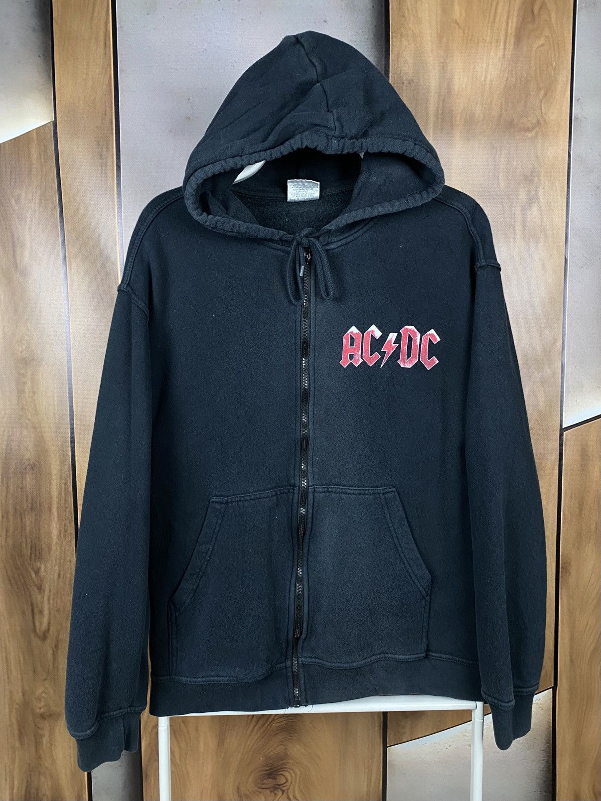 AC/DC 🎸Vintage 2008 Hoodie Zip Up AC/DC Black Ice Rock Band VTG🎸 Size US M / EU 48-50 / 2 - 2 Thumbnail