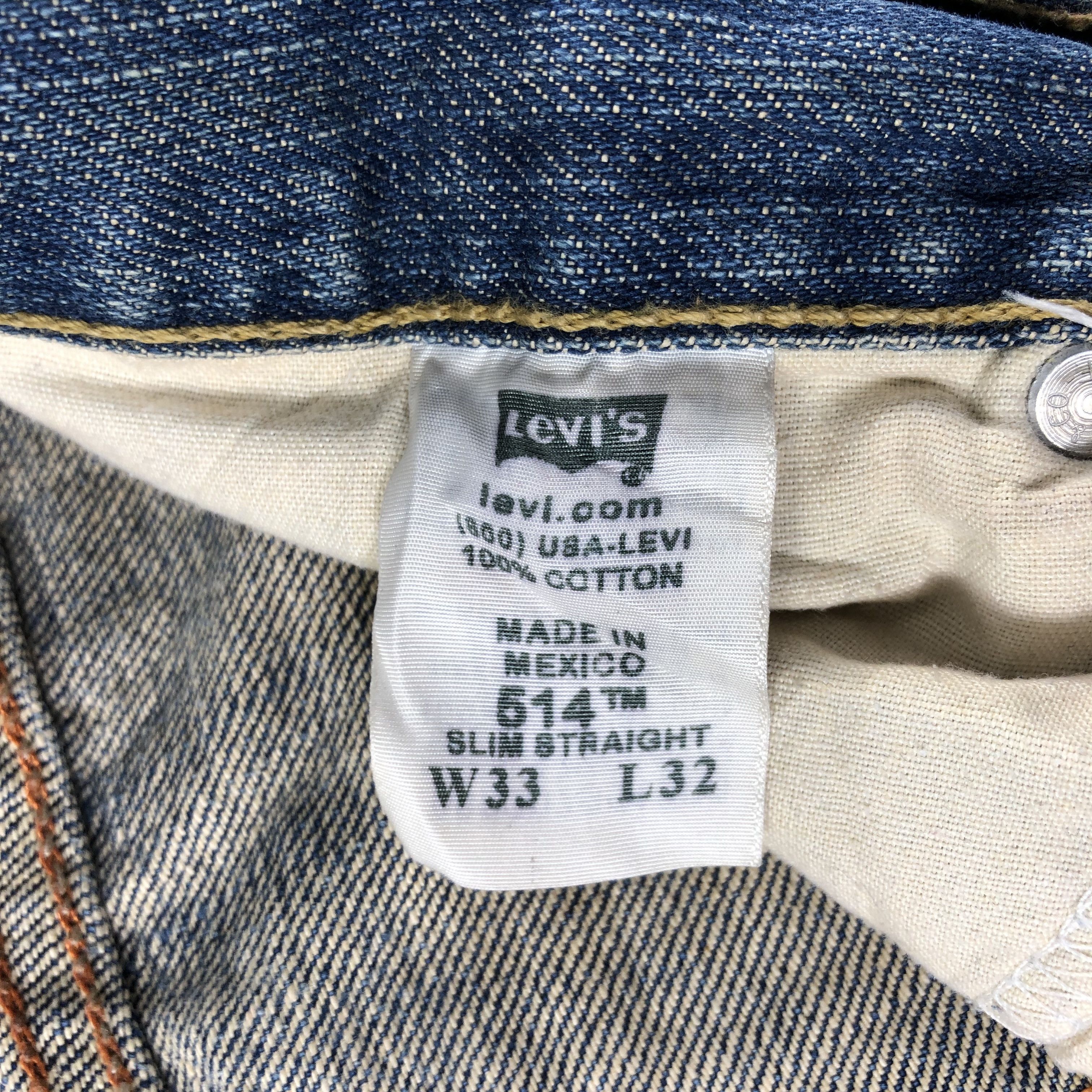 Levi's Vintage Blue Wash Levis 514 Jeans-J2500 Size US 34 / EU 50 - 10 Thumbnail