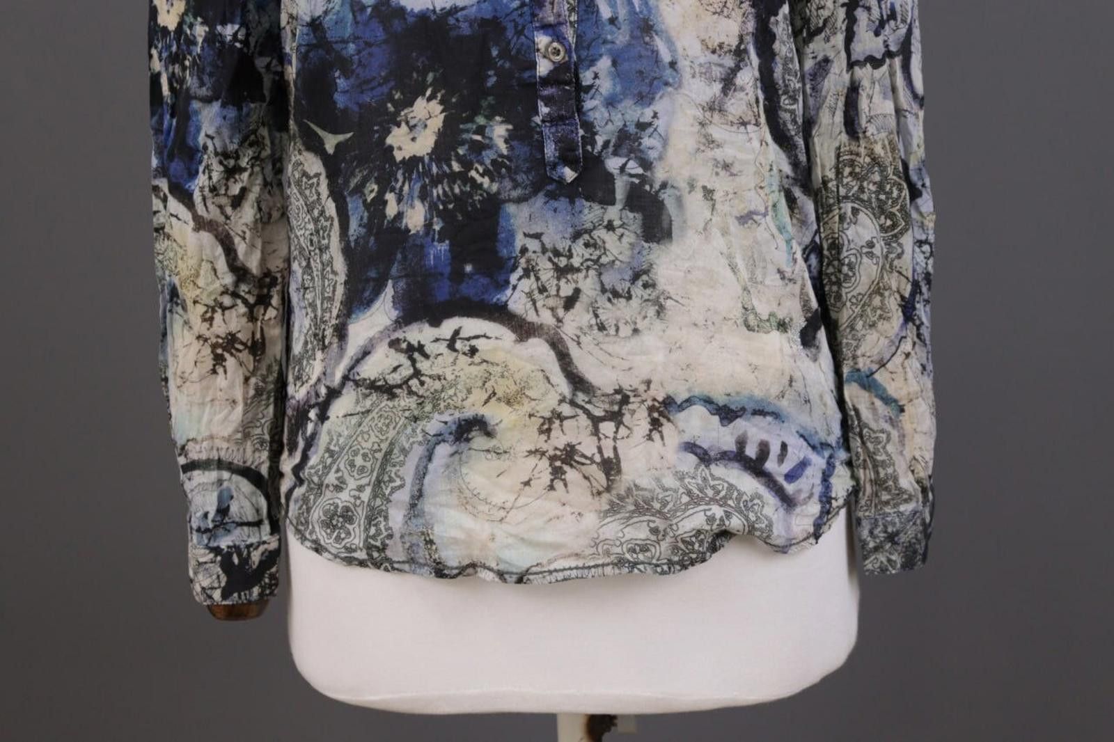 Heliot Emil Emily Van Den Bergh Multicolor Floral Blouse Shirt Sz 38 / M Size M / US 6-8 / IT 42-44 - 2 Thumbnail