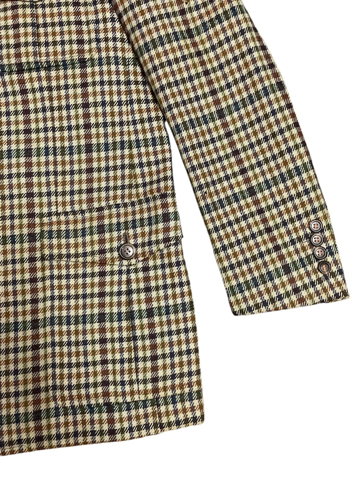 Yves Saint Laurent Vintage Yves Saint Laurent Single Breasted Plaid Wool Blazer Size US M / EU 48-50 / 2 - 5 Thumbnail