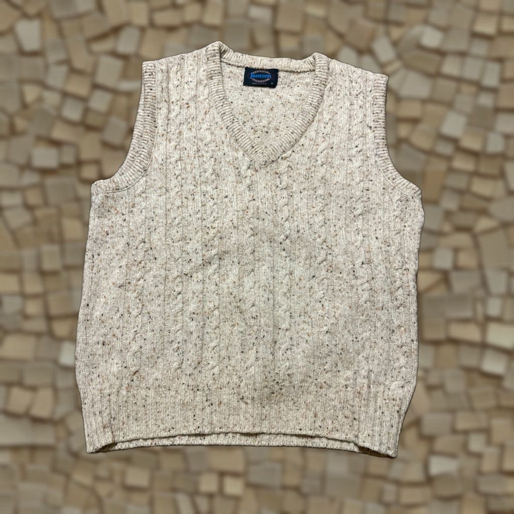 Jantzen Jantzen Jacket Mens Size Medium Brown V-neck Pullover Sleeveless Quilted Knit Jacket Casual Fall Spring Summer Vintage No N/A Size US M / EU 48-50 / 2 - 1 Thumbnail