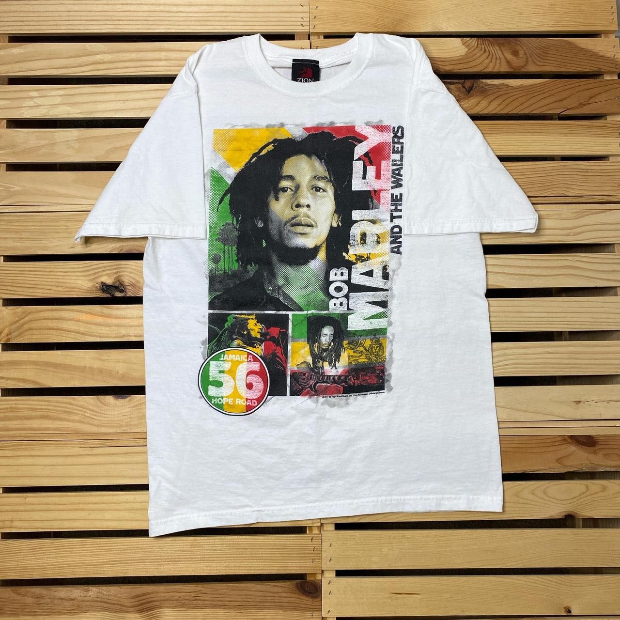 Zion Rootswear Bob Marley 2011 White Reggae Band Tee Size Medium Size US M / EU 48-50 / 2 - 1 Thumbnail