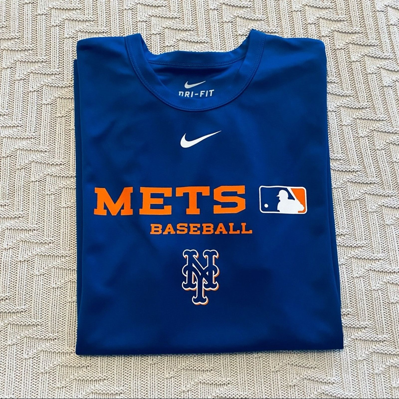 Nike Nike Mets t-shirt Size US S / EU 44-46 / 1 - 1 Thumbnail