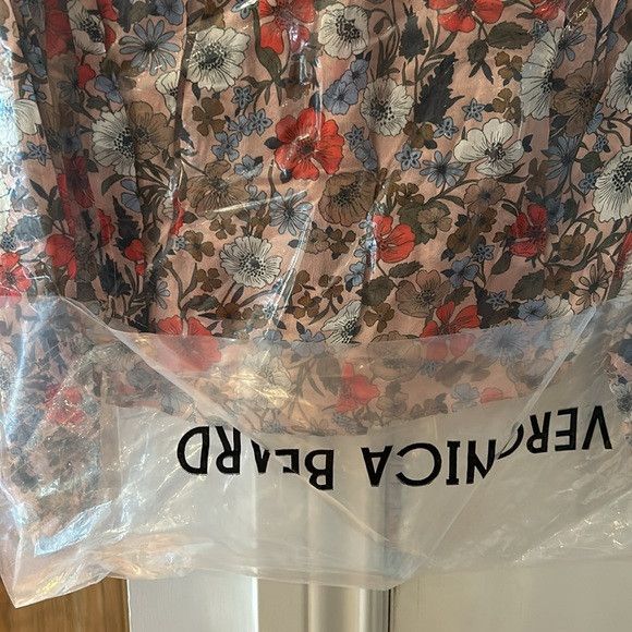 Veronica Beard NEW VERONICA BEARD neha floral top line coral floral small Size S / US 4 / IT 40 - 8 Thumbnail