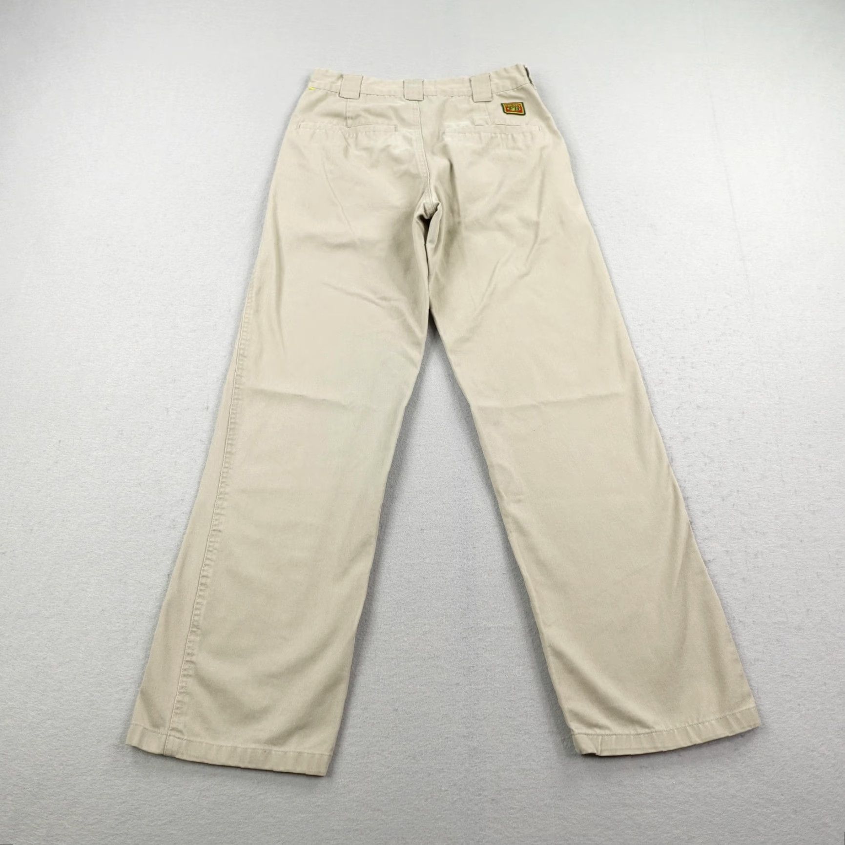 Vintage FB County Pants Mens 28x32 Khaki Beige Tan Loose Fit Straight Leg Work Utility Size US 28 / EU 44 - 6 Thumbnail
