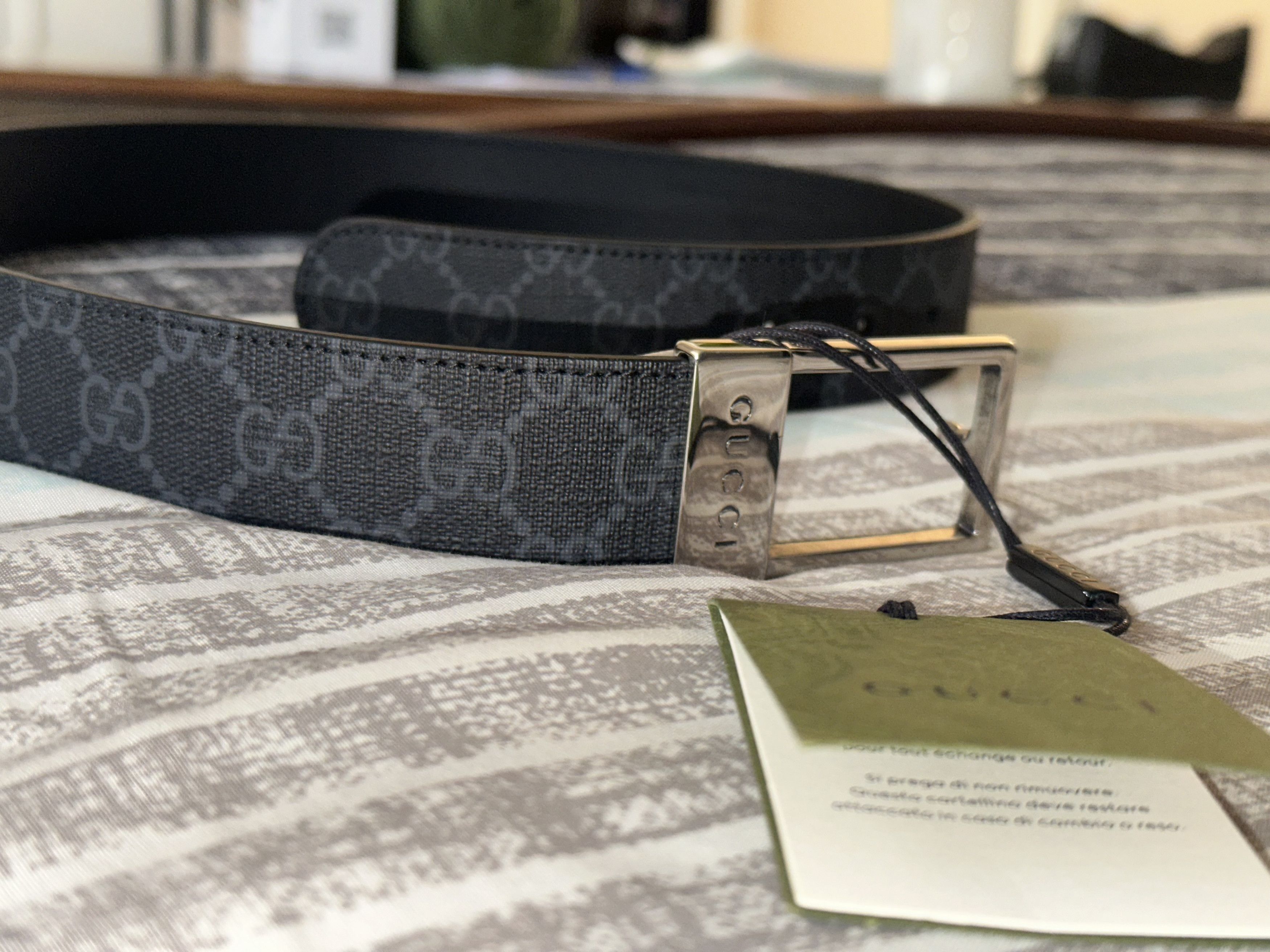 Gucci Tessuto GG Supreme Belt Size 30 - 1 Thumbnail
