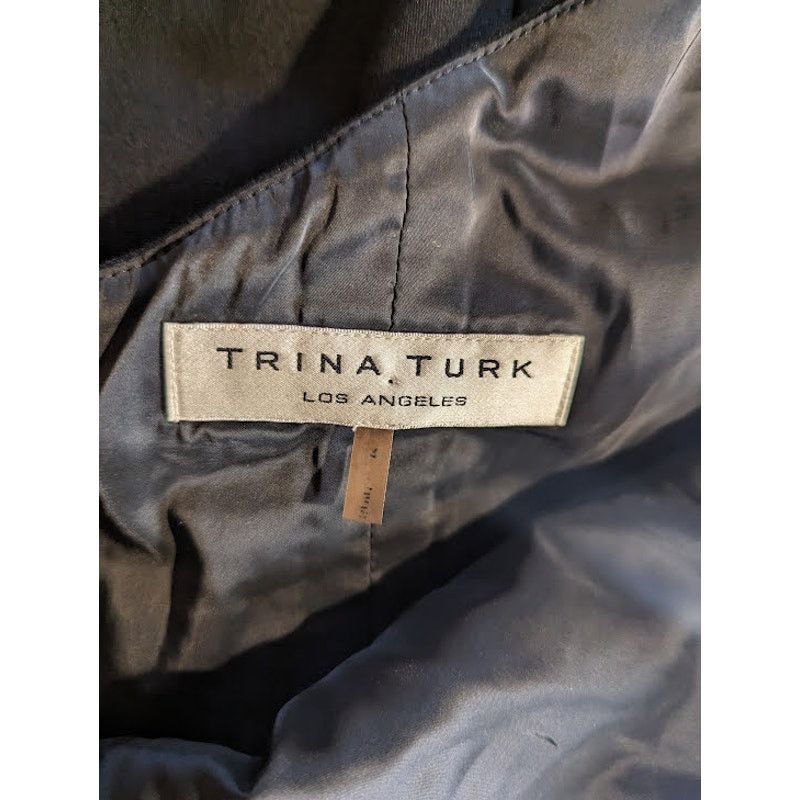 Trina Turk Trina Turk mini one shoulder dress size 4 black Size S / US 4 / IT 40 - 4 Thumbnail