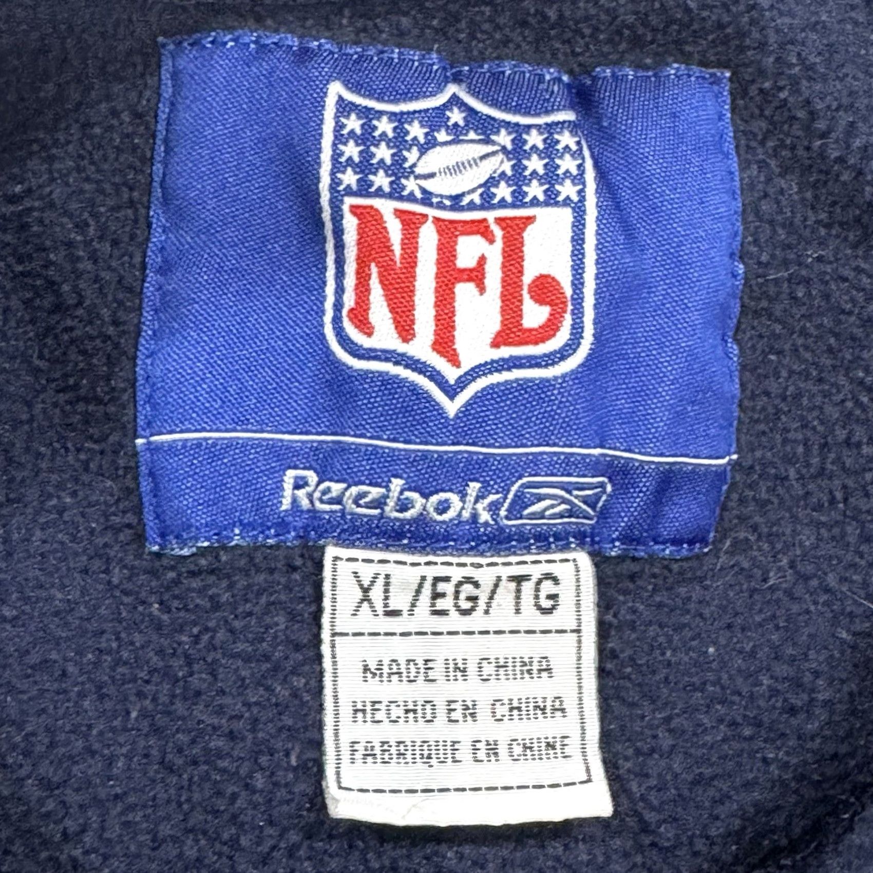 Reebok VINTAGE Reebok Denver Broncos Sweatshirt Pullover 1/4 Zip Fleece Men’s XL Blue Size US XL / EU 56 / 4 - 4 Thumbnail