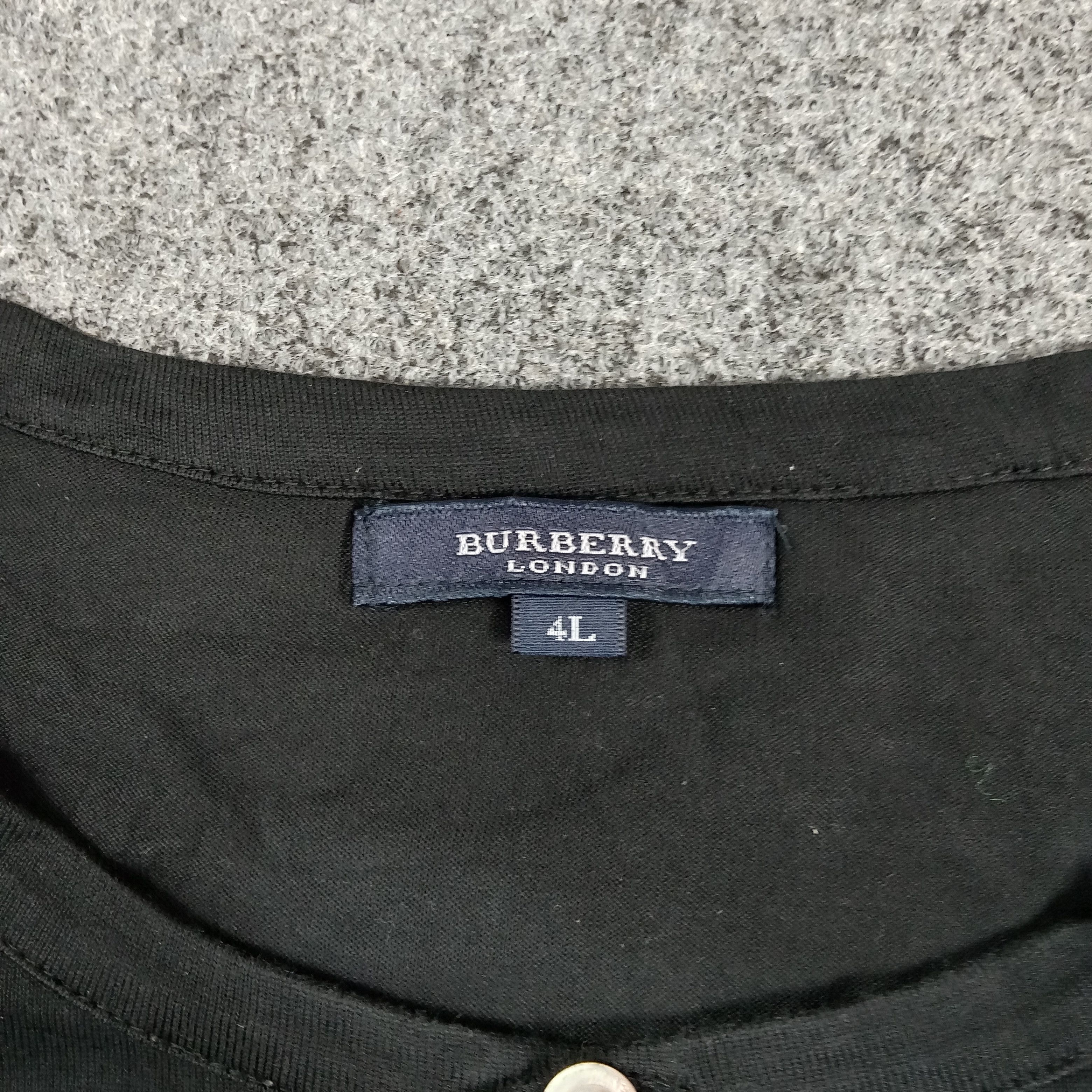 Burberry Burberry London Designer Button Up Tshirt C285N9 Size US XL / EU 56 / 4 - 3 Thumbnail