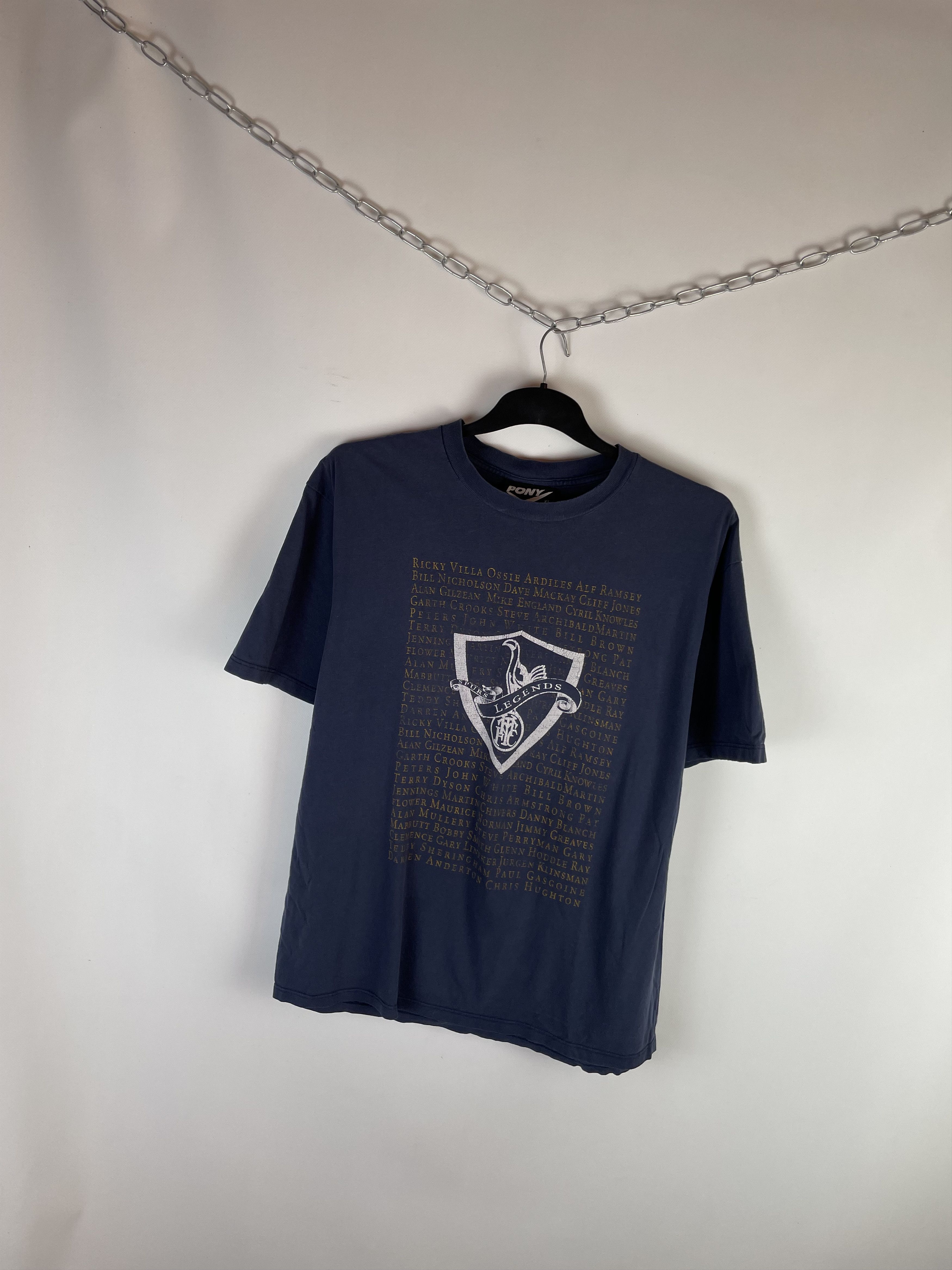 PONY Pony Tottenham Hotspur Vintage Tee Shirt Size US XL / EU 56 / 4 - 2 Thumbnail