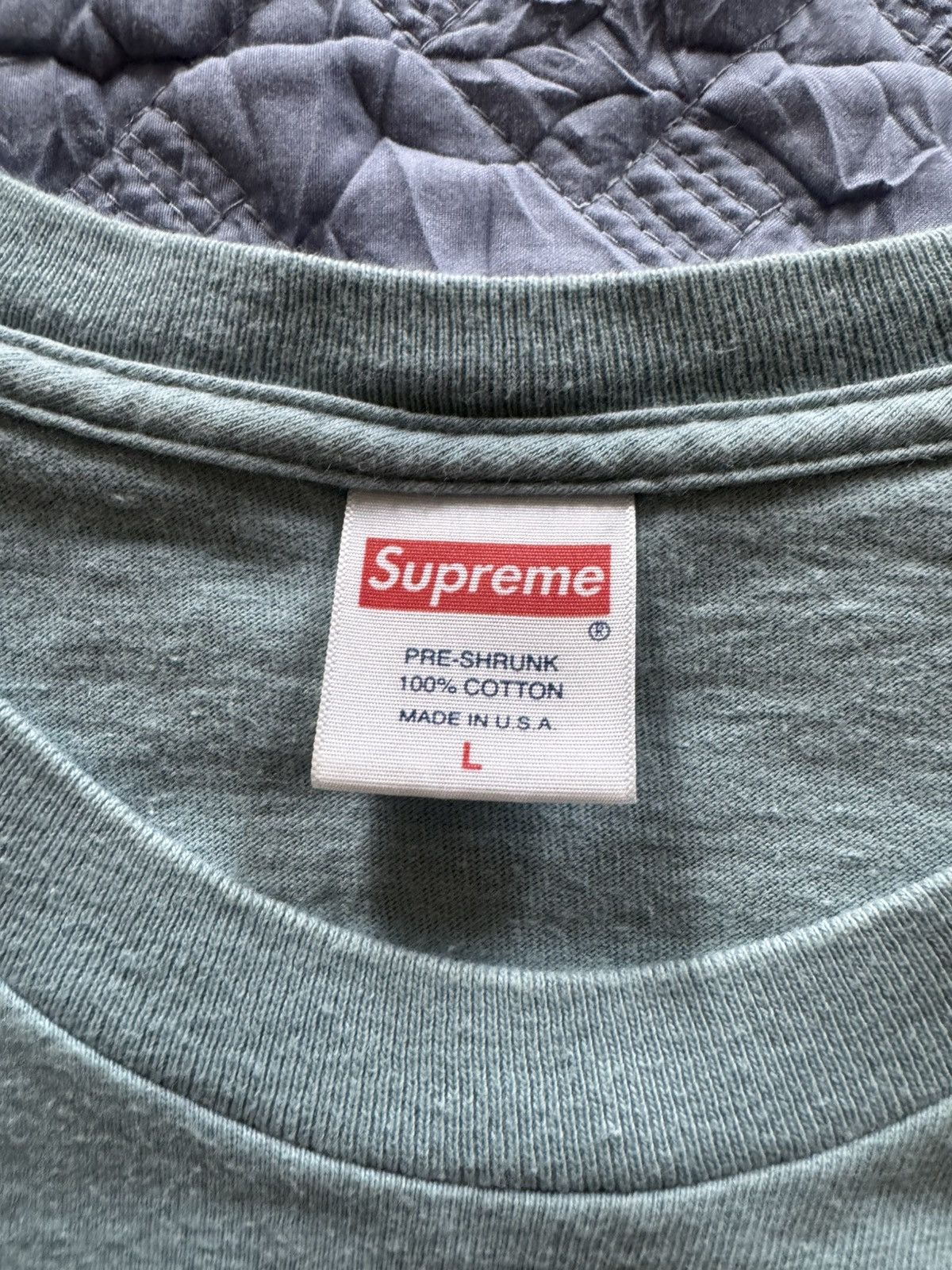 Supreme Supreme Mike Hill Running Tee Slate Size US L / EU 52-54 / 3 - 4 Thumbnail