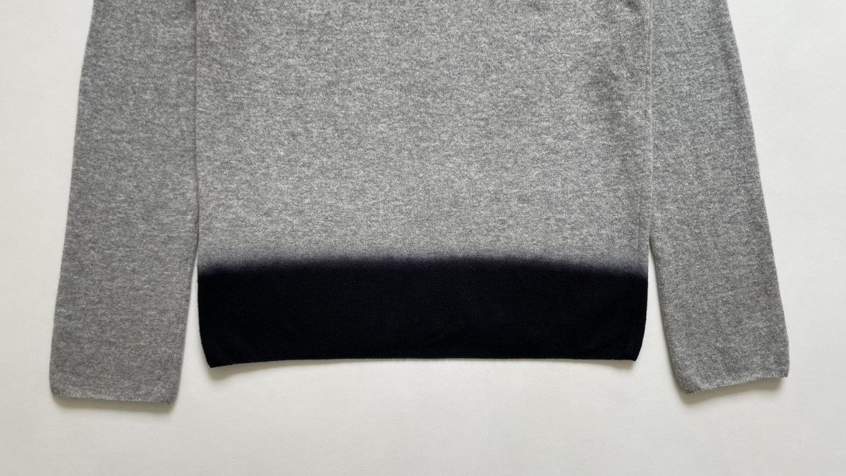 Comme des Garcons Gray / Black Dip Dyed Hem Cardigan Size US M / EU 48-50 / 2 - 14 Thumbnail