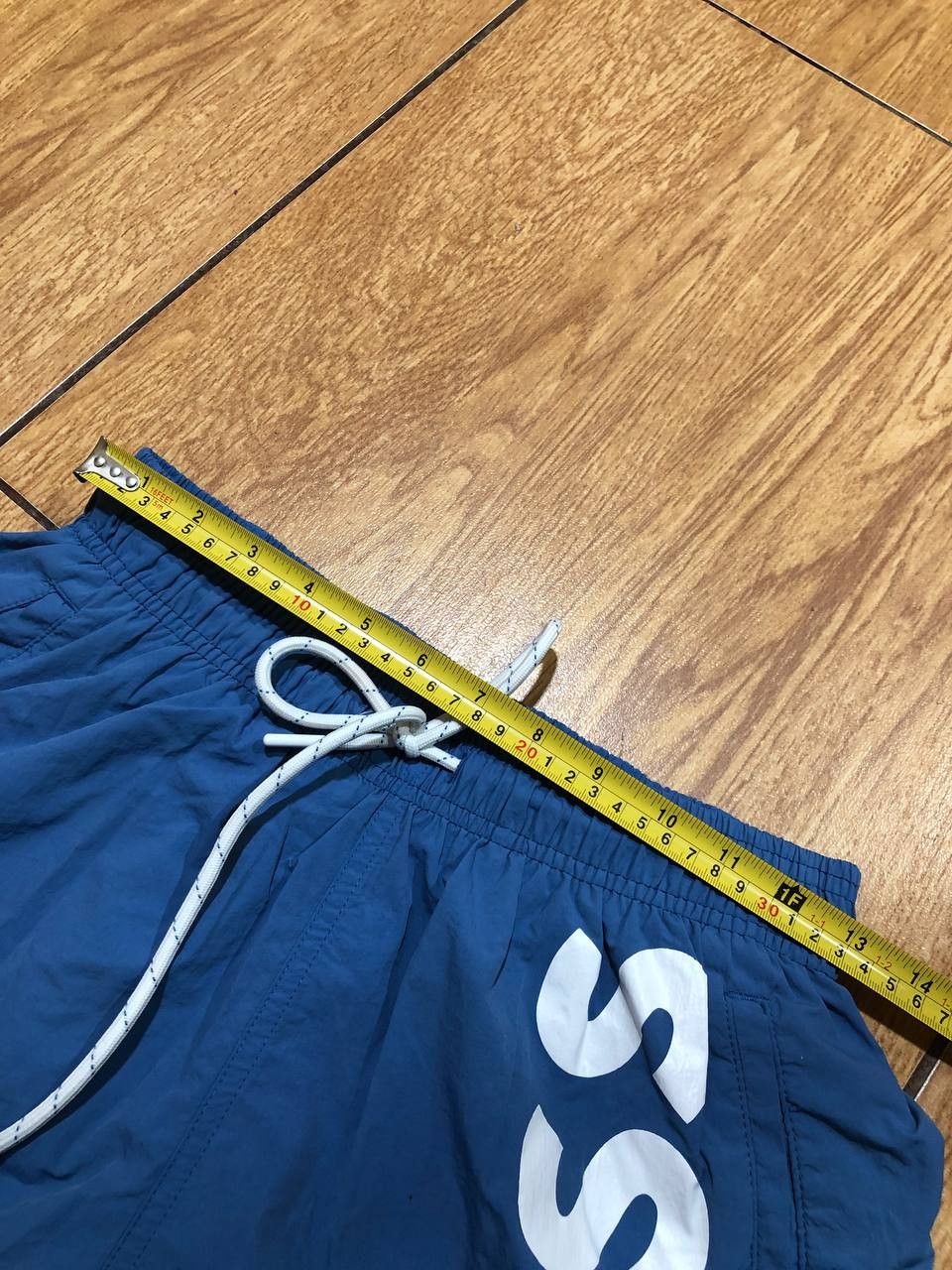 Hugo Boss Vintage Hugo Boss Big Y2K Logo Blue Shorts Size XS Size US 26 / EU 42 - 13 Thumbnail