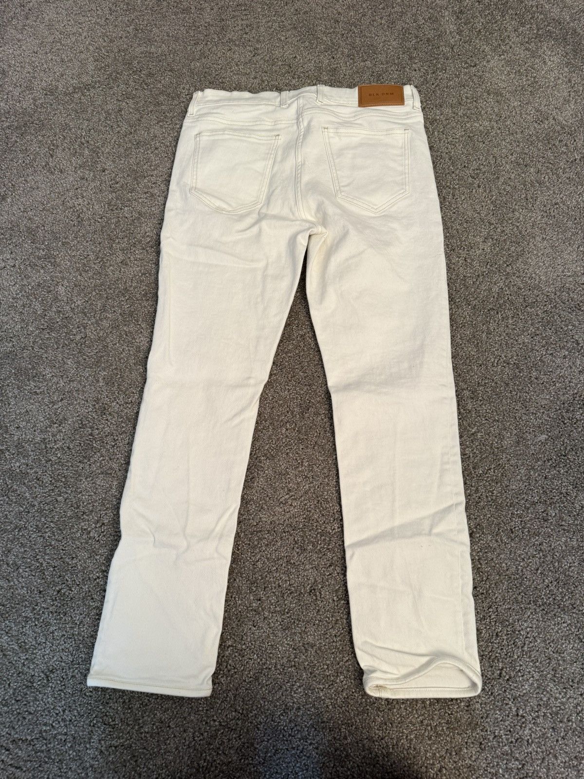 Blk Dnm BLK DNM White Jeans Size US 34 / EU 50 - 3 Thumbnail