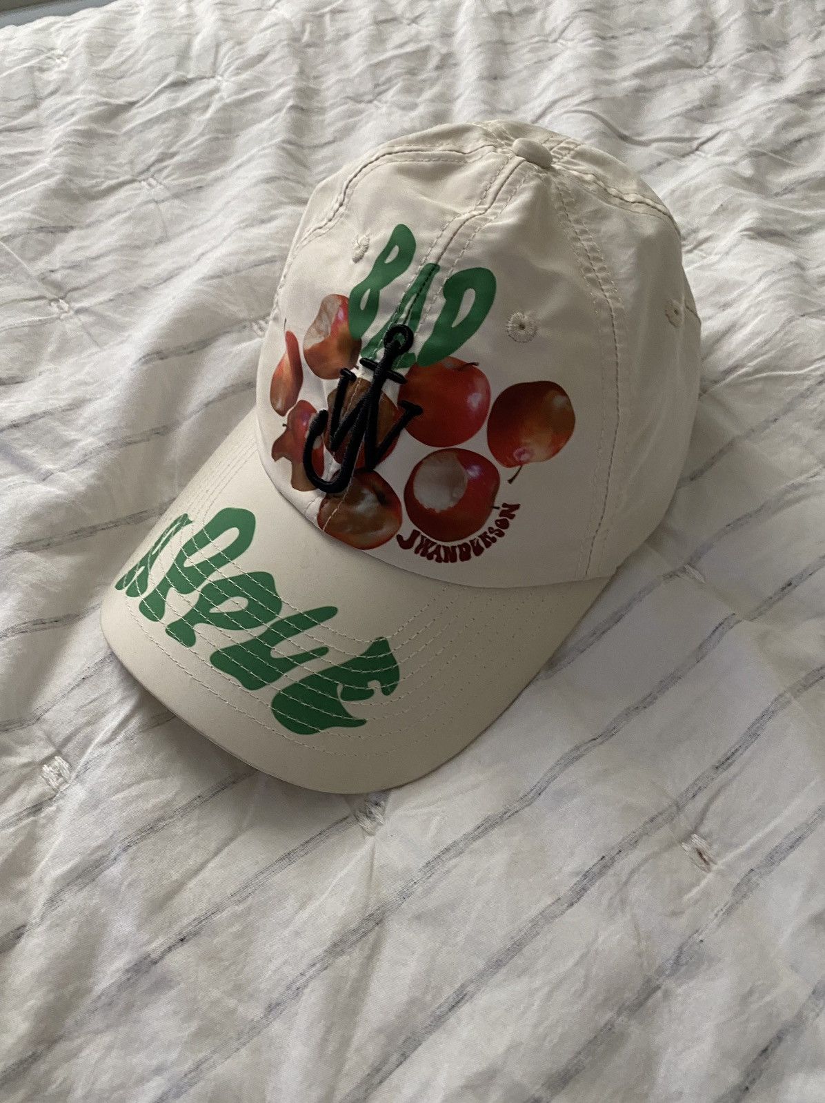 JW Anderson JW Anderson Off White Printed Cap Size ONE SIZE - 1 Thumbnail