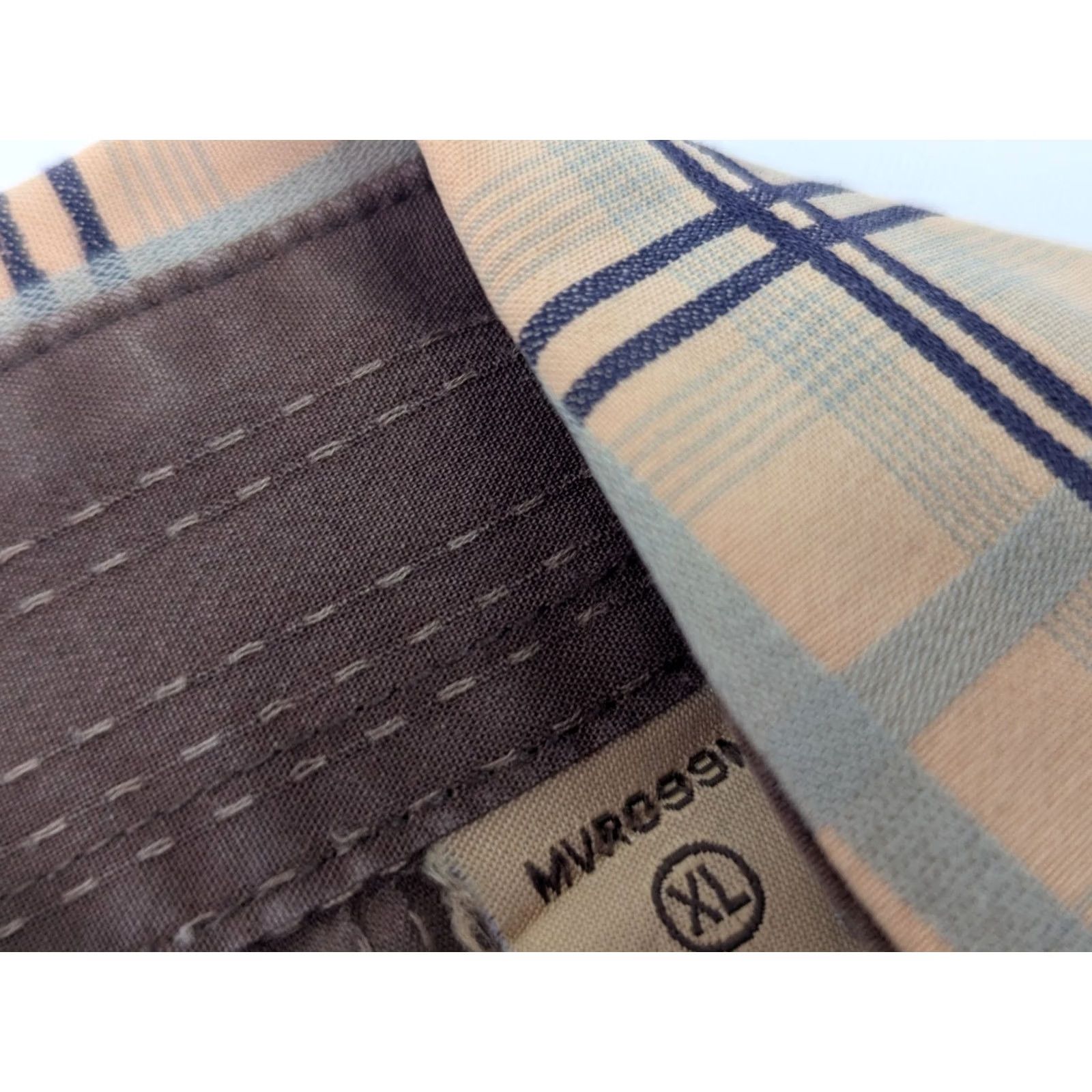 Wrangler VINTAGE Wrangler Brushpopper Western Pearl Snap Shirt Men XL Long Sleeve Plaid Beige&Cotton EUC Size US XL / EU 56 / 4 - 3 Thumbnail