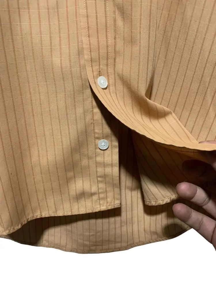 Balenciaga Vintage Balenciaga stripe textured BB longsleeve shirt Size US L / EU 52-54 / 3 - 7 Thumbnail