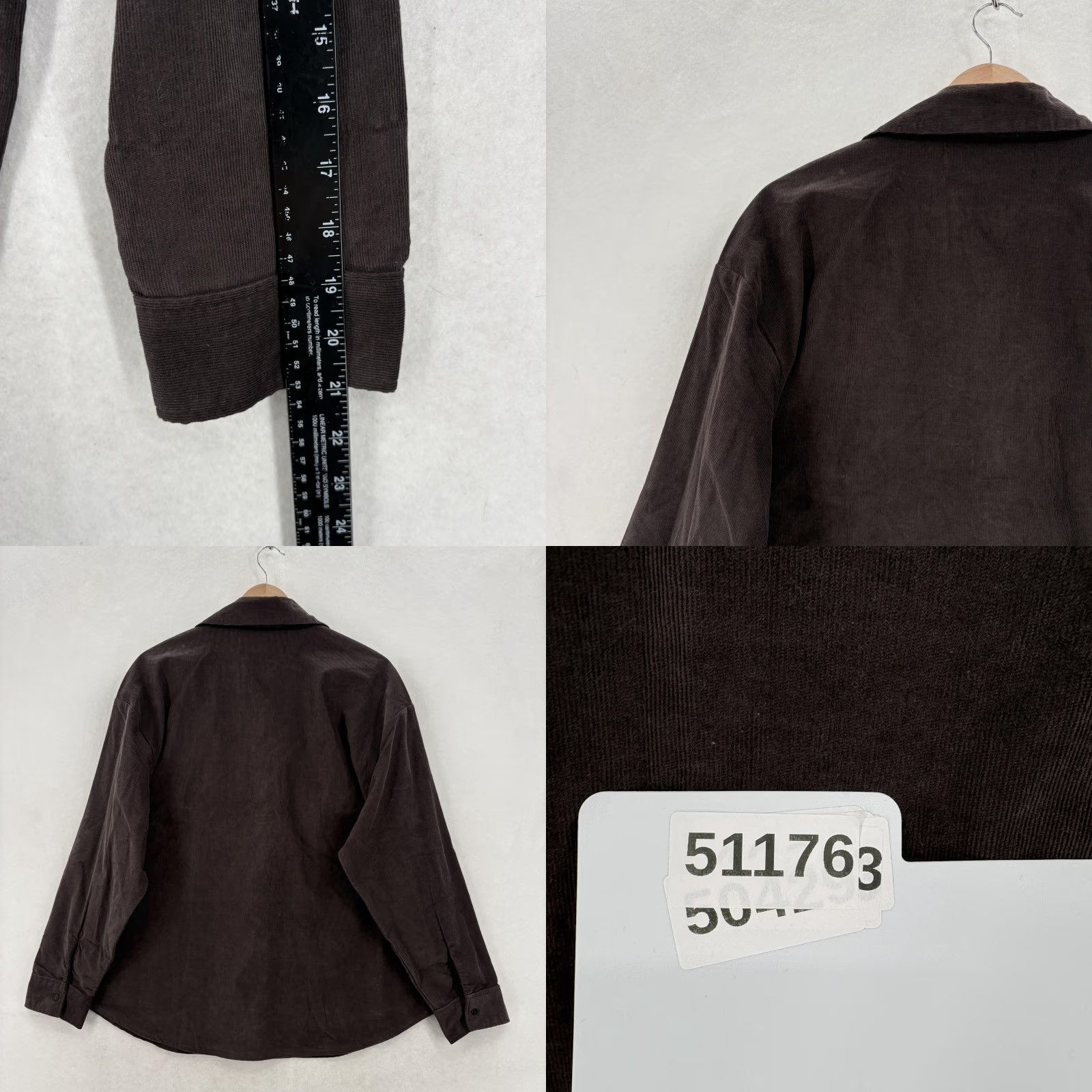 Vintage Calvin Klein Jeans Shirt Mens Small Brown Corduroy Long Sleeve Button Up Casual Size US S / EU 44-46 / 1 - 9 Thumbnail