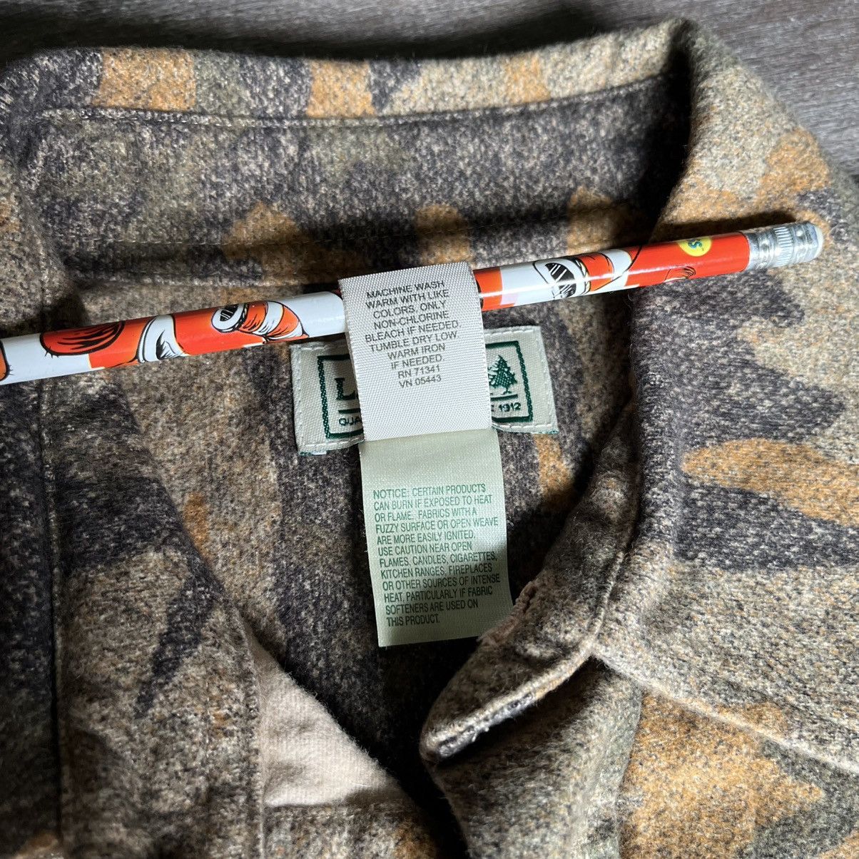L.L. Bean Vintage L.L. Bean Camo Chamois Print Hunting Button Up Shirt Size US M / EU 48-50 / 2 - 8 Thumbnail