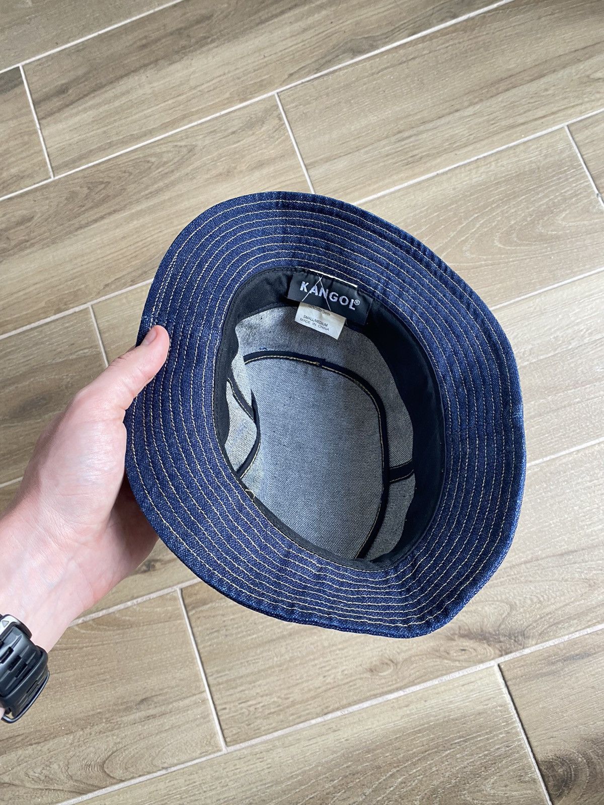 Kangol Kangol Denim Bucket Hat Size ONE SIZE - 6 Thumbnail