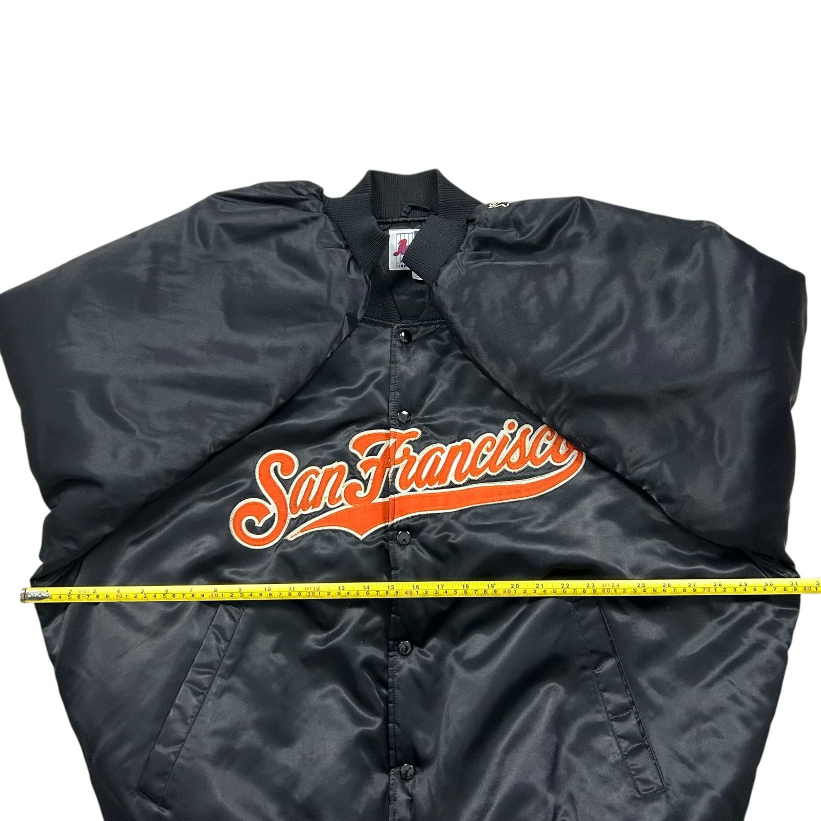MLB VTG 90s SAN FRANCISCO GIANTS STARTER DIAMOND SATIN JACKET Size US XXL / EU 58 / 5 - 11 Thumbnail