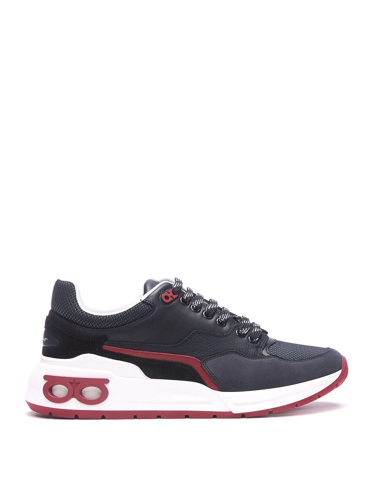Salvatore Ferragamo o1s1rm0924 Cosma Low-Top Sneaker in Black Size US 12.5 / EU 45-46 - 1 Thumbnail