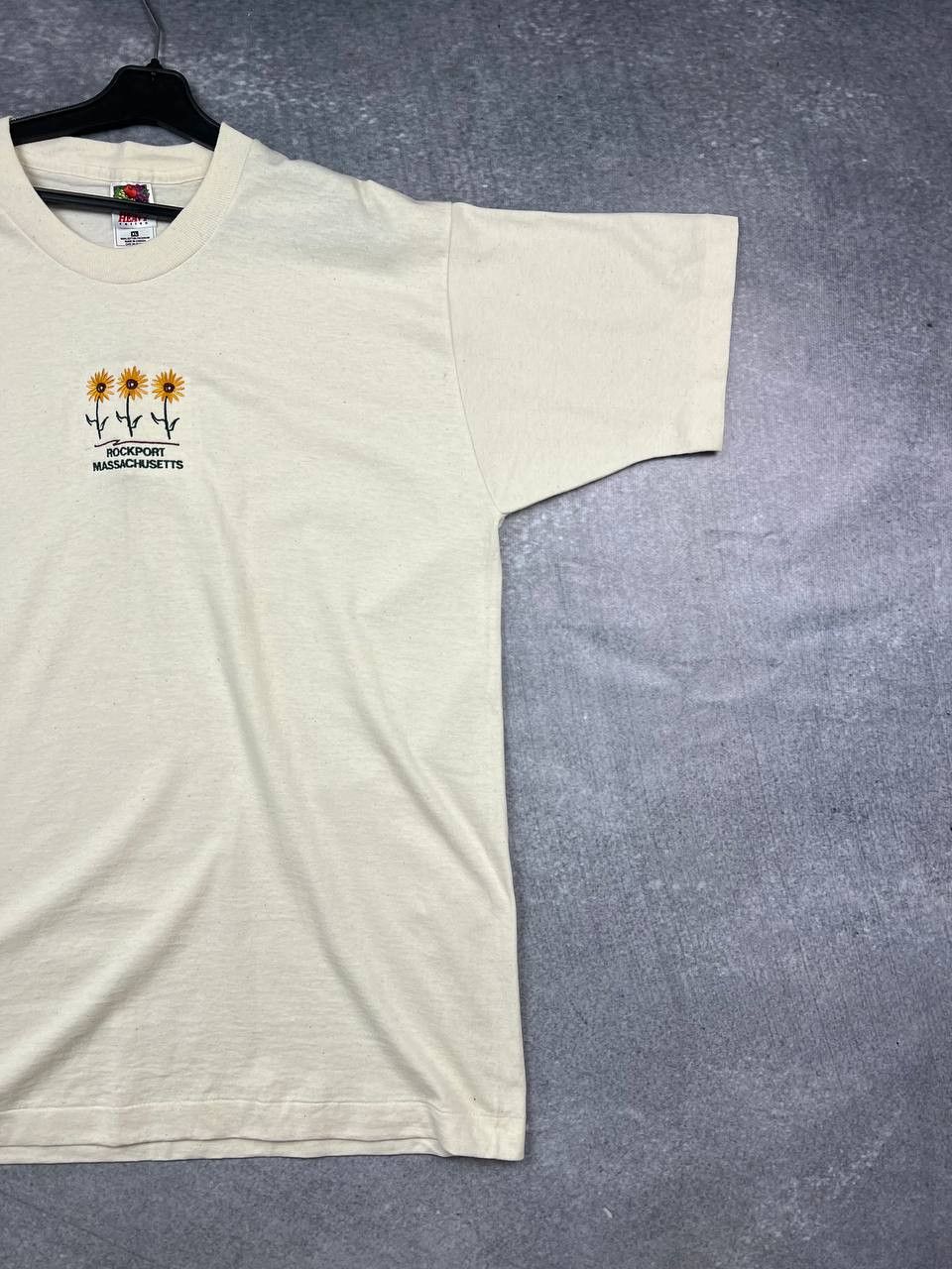 Band Tees × Vintage vintage 90s t shirt "rockport massachusetts" single stich Size US XL / EU 56 / 4 - 3 Thumbnail