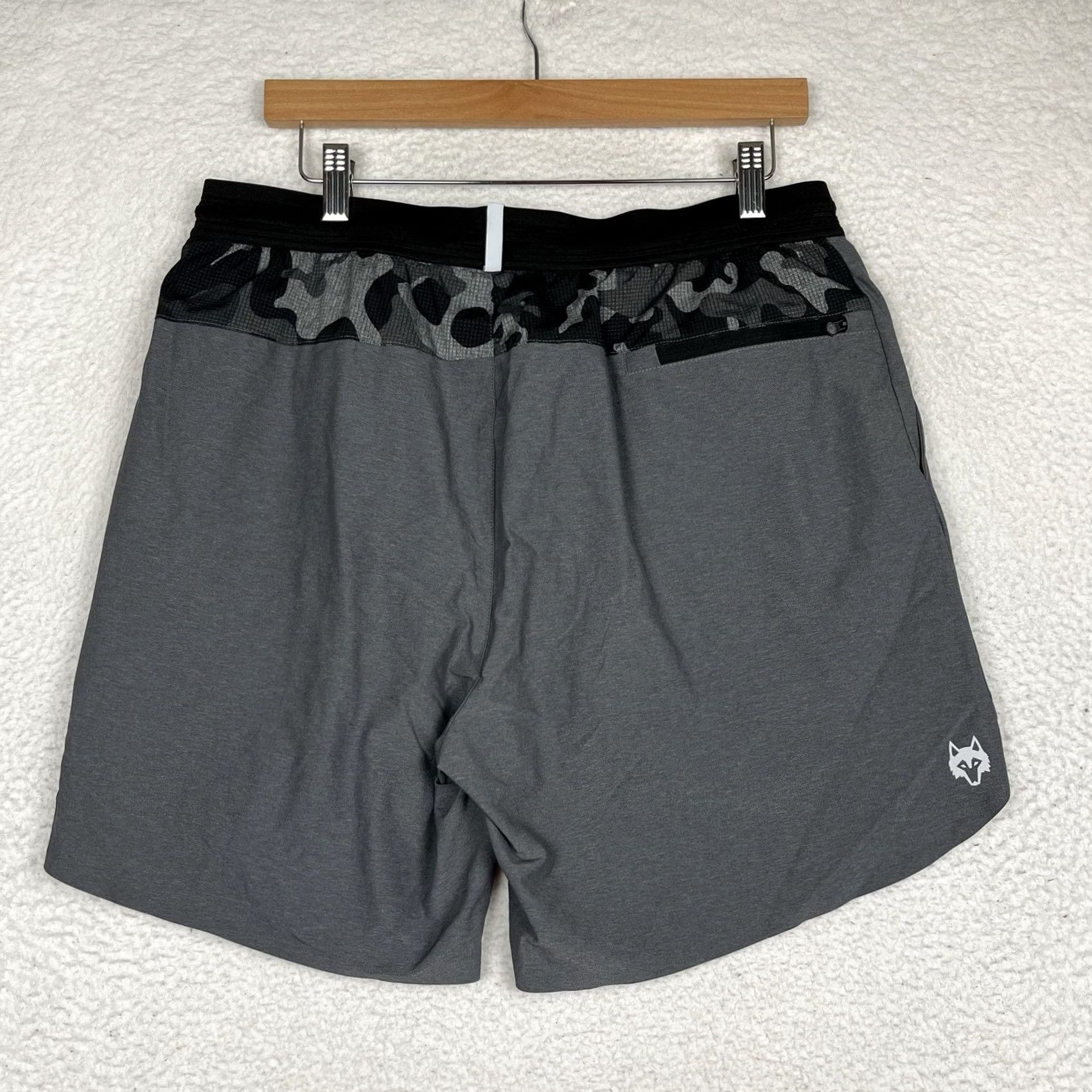 Vintage Greyson Mens L Grey Athletic Gym Training Running Lightweight Lined Shorts Size US 33 - 5 Thumbnail