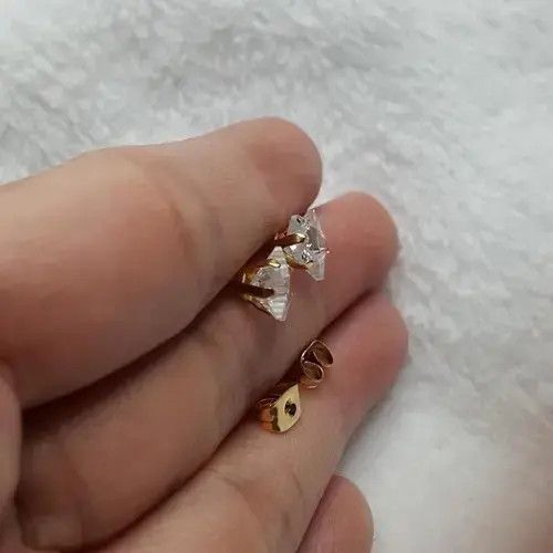 Diamond Earrings x Jewelry Gold 7Mm Star Stud Earrings - Erg, Men's