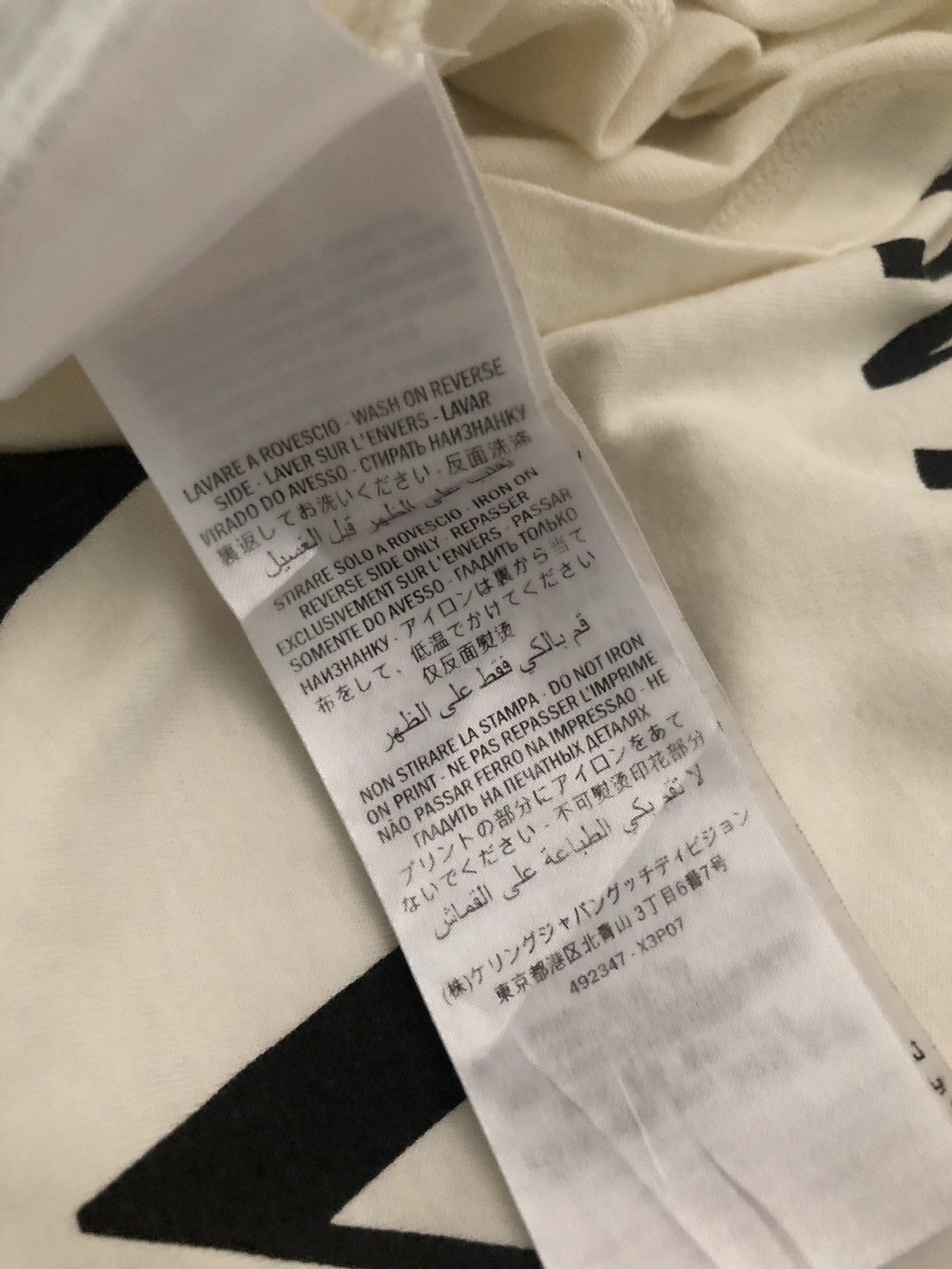 Gucci Guccy series gothic logo tee