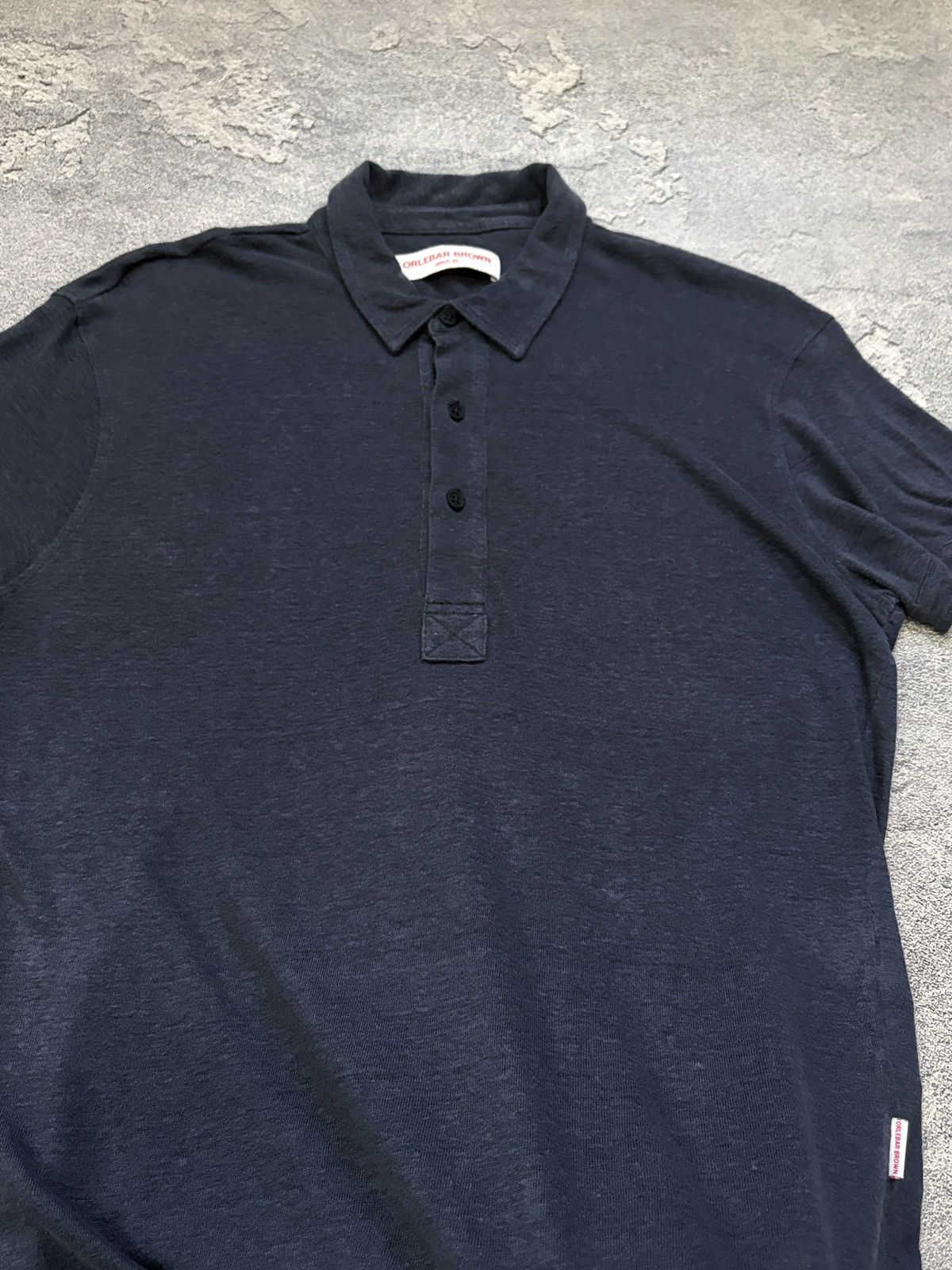 Orlebar Brown Orlebar Brown Sebastian Linen Jersey Polo Shirt XL Size US XL / EU 56 / 4 - 6 Thumbnail