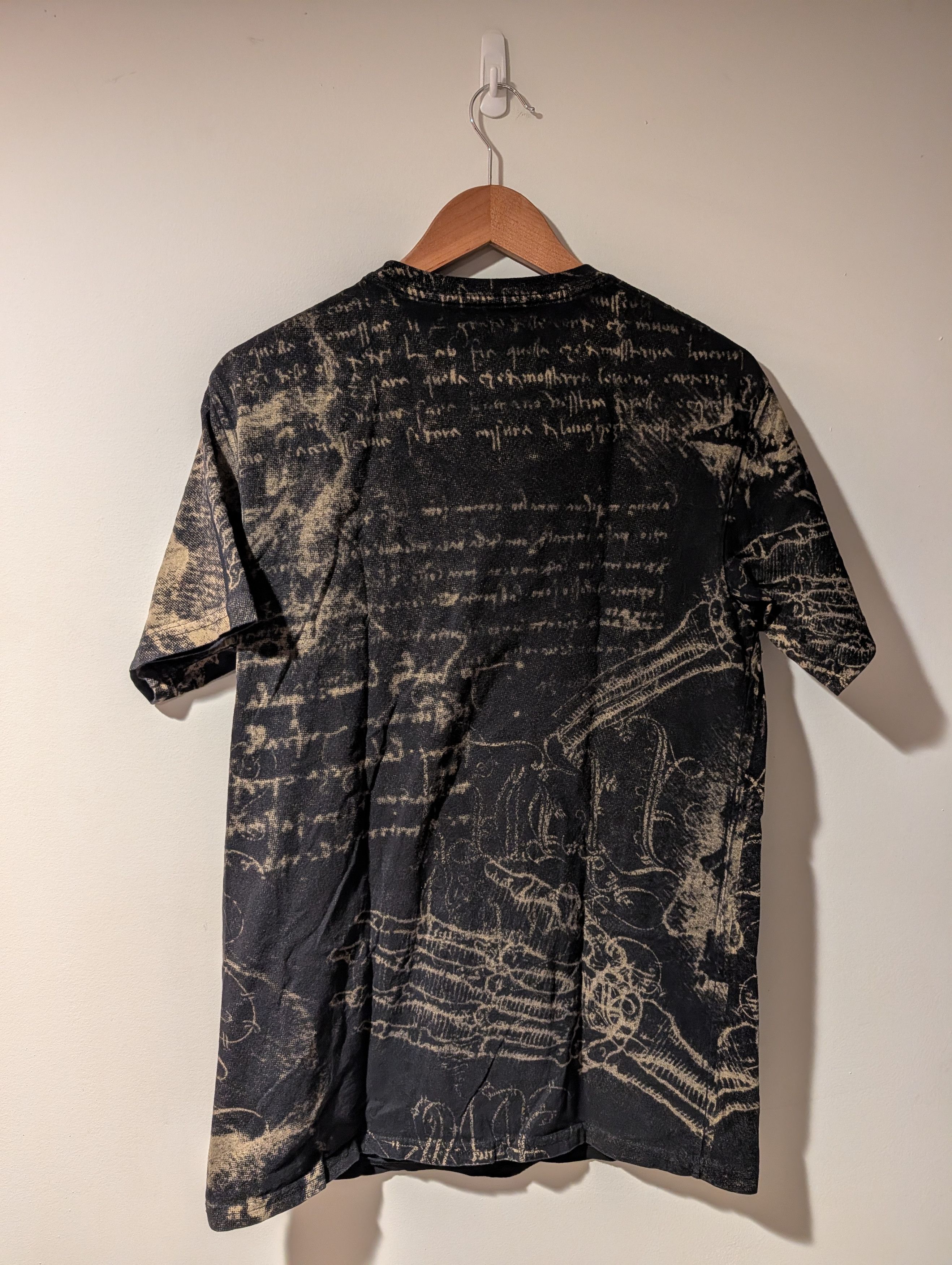 Affliction Vintage Xtreme Couture Skull All Over Print T-Shirt Made USA Size US L / EU 52-54 / 3 - 3 Thumbnail